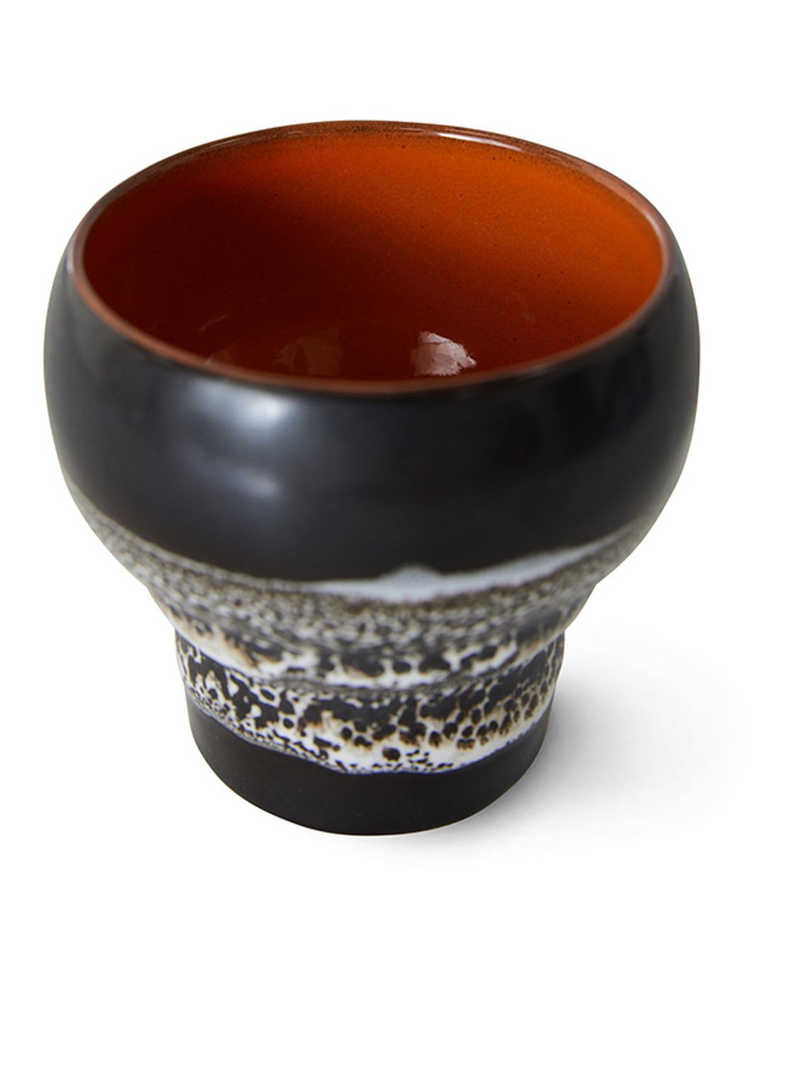 HKliving Basalt koffiekopje 24 cl set van 2 - detail multicolor