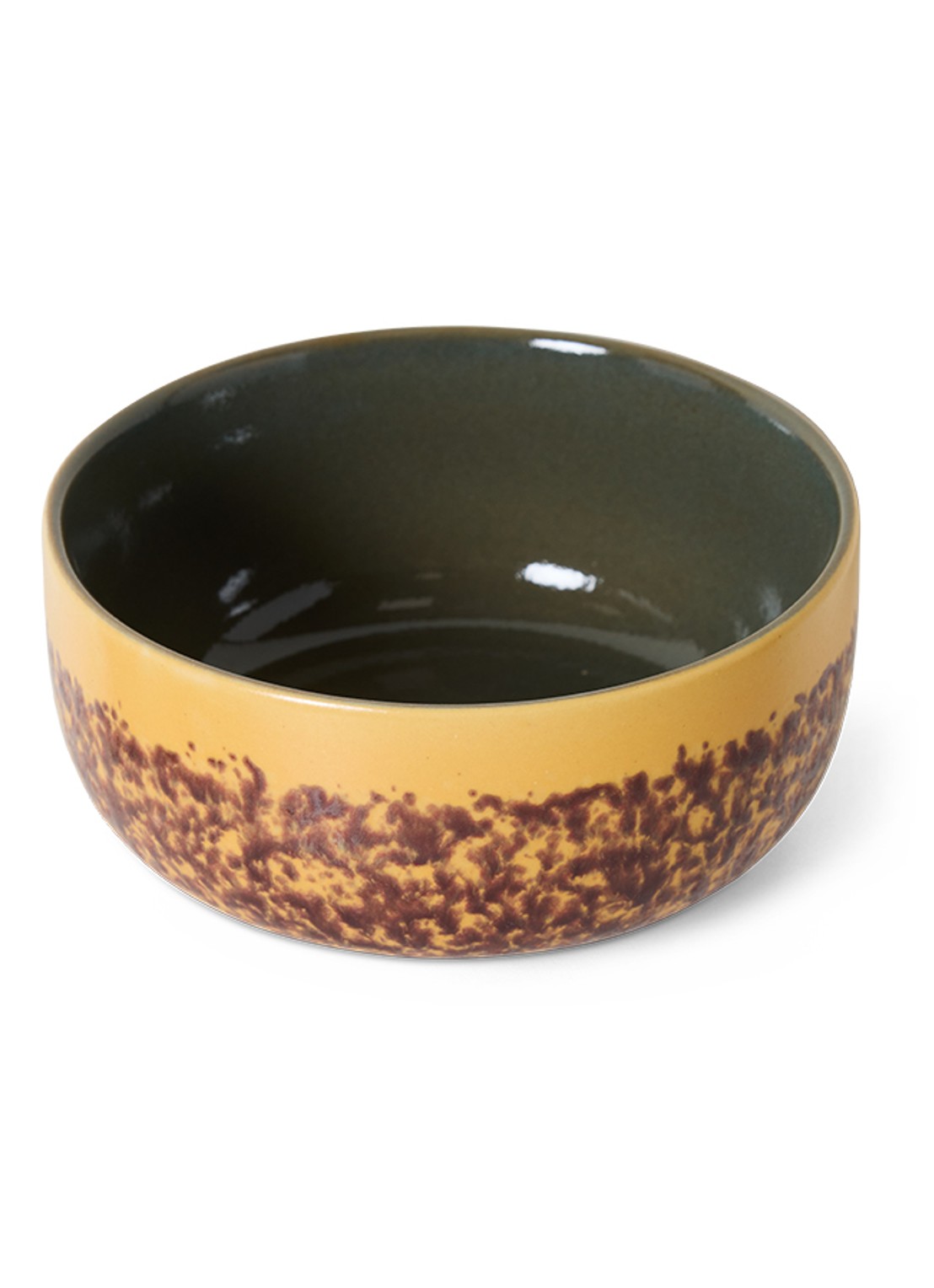 HKliving Bay dessert kom 12,5 cm - voorkant 3 bruin