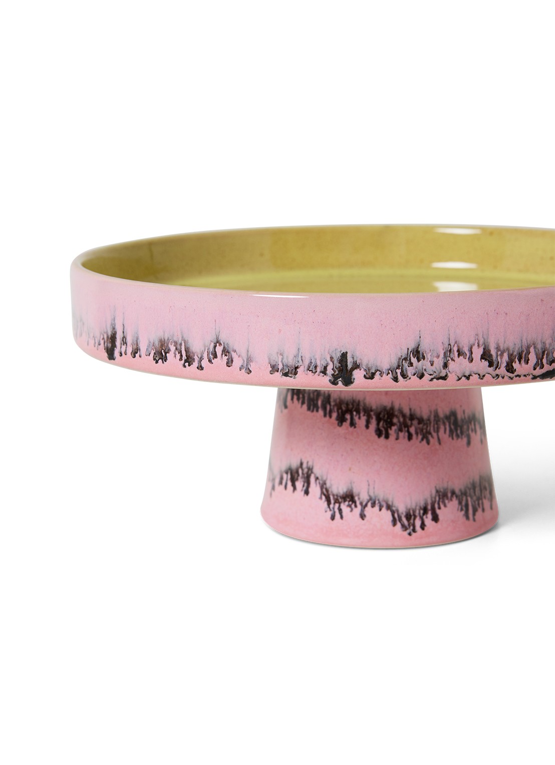 HKliving Bubble serveerschaal 21 cm - achterkant roze