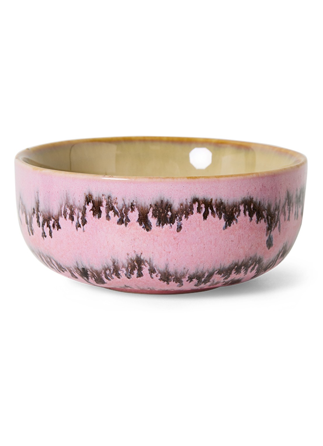 HKliving Bubble tapas kom 11 cm - voorkant 4 roze
