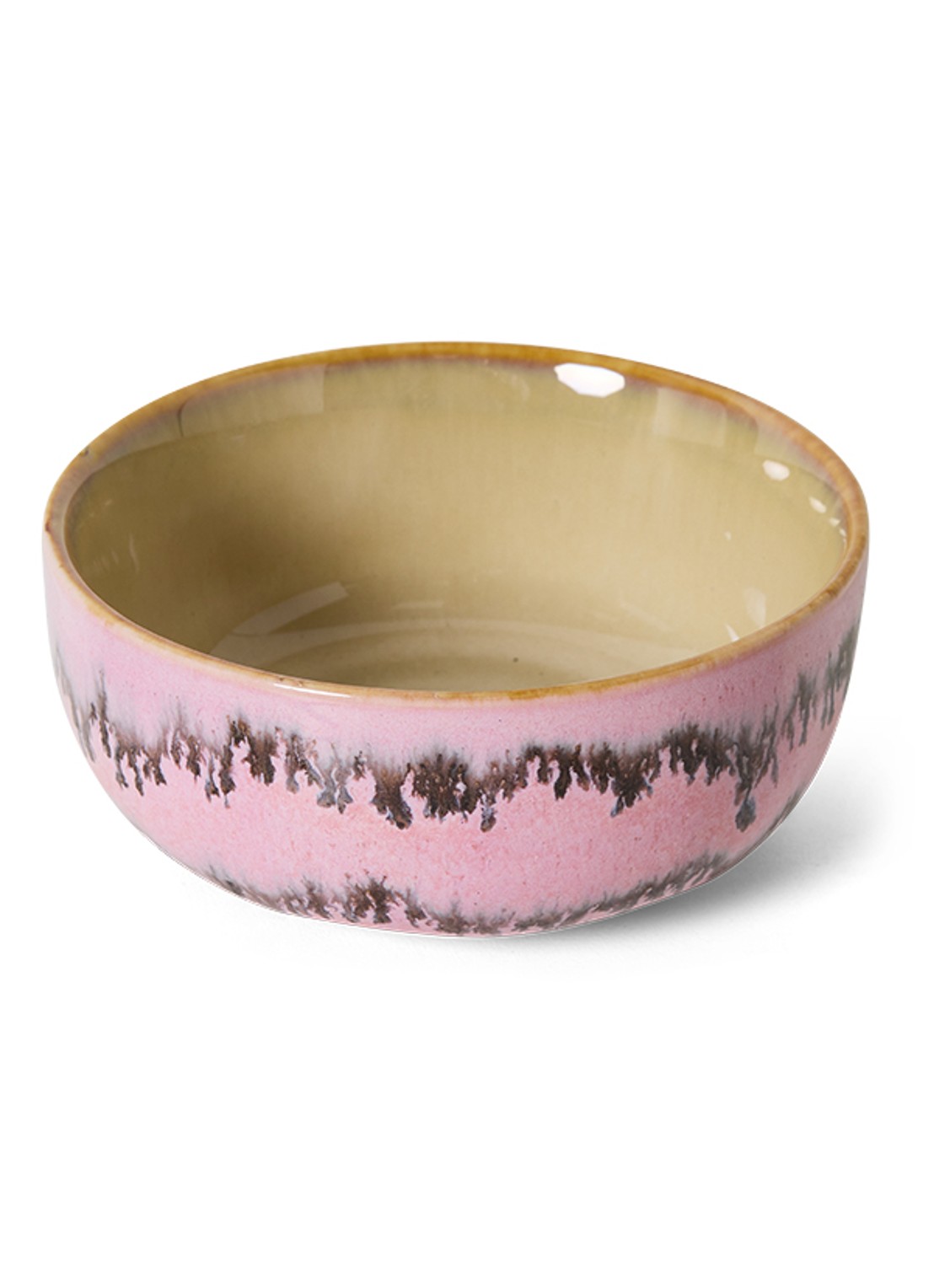 HKliving Bubble tapas kom 11 cm - voorkant 5 roze