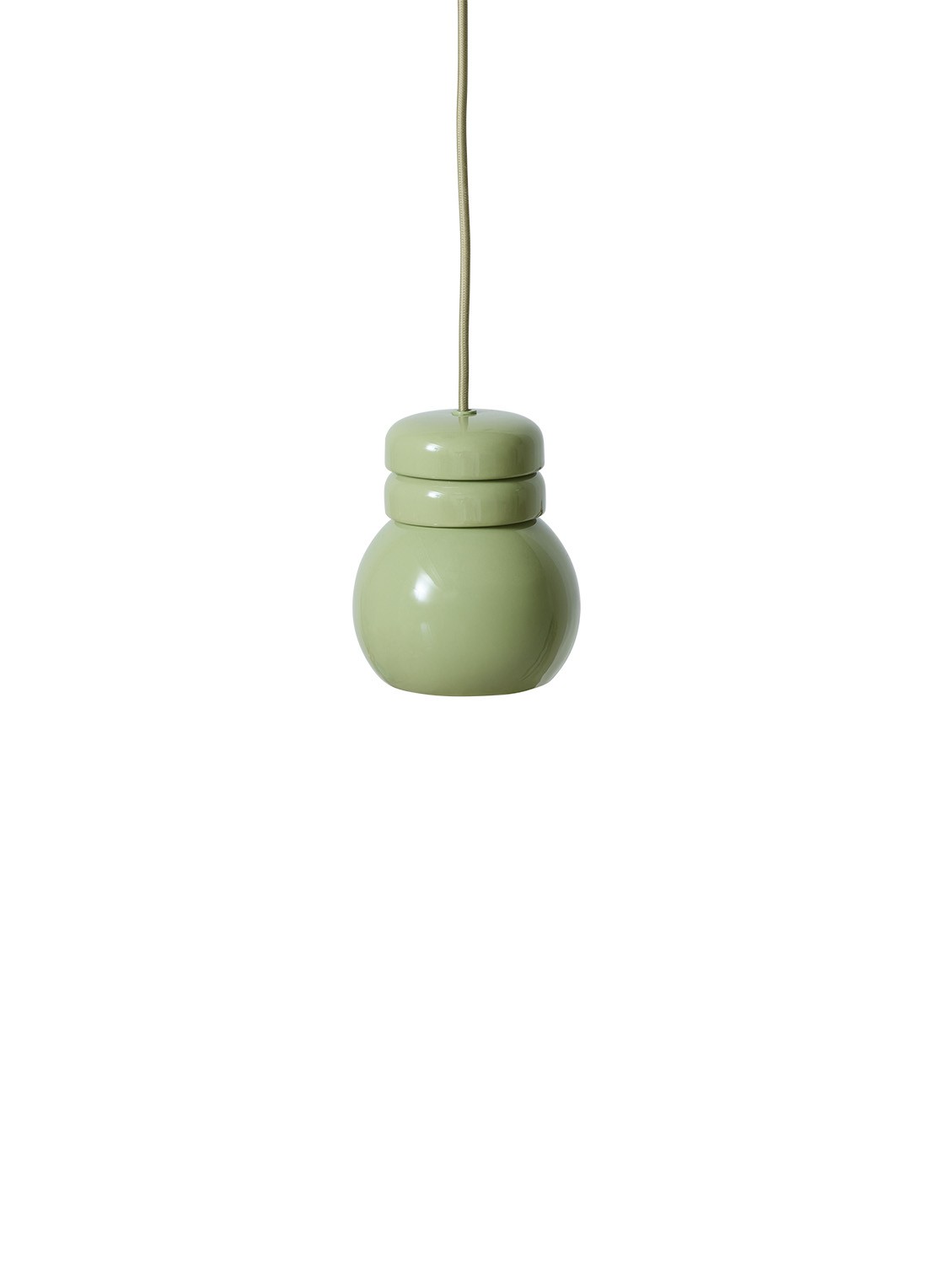 HKliving Bulb hanglamp 13 cm - voorkant 2 groen