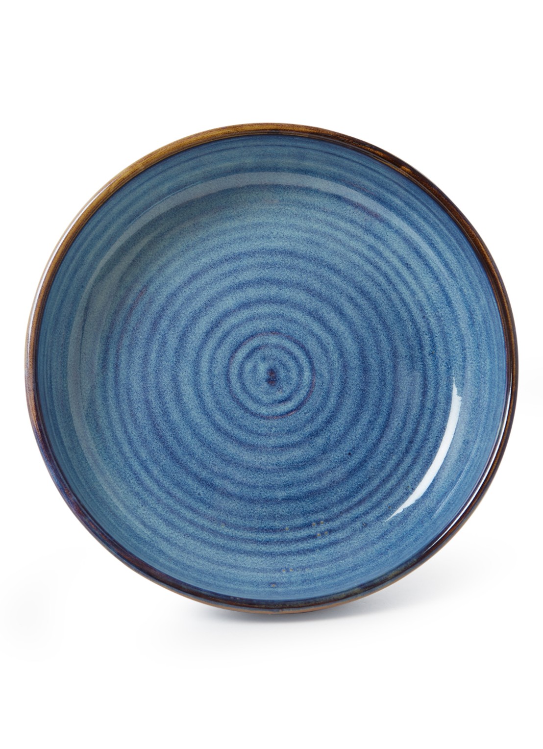 HKliving Chef Ceramics diep bord 21,5 cm - voorkant blauw