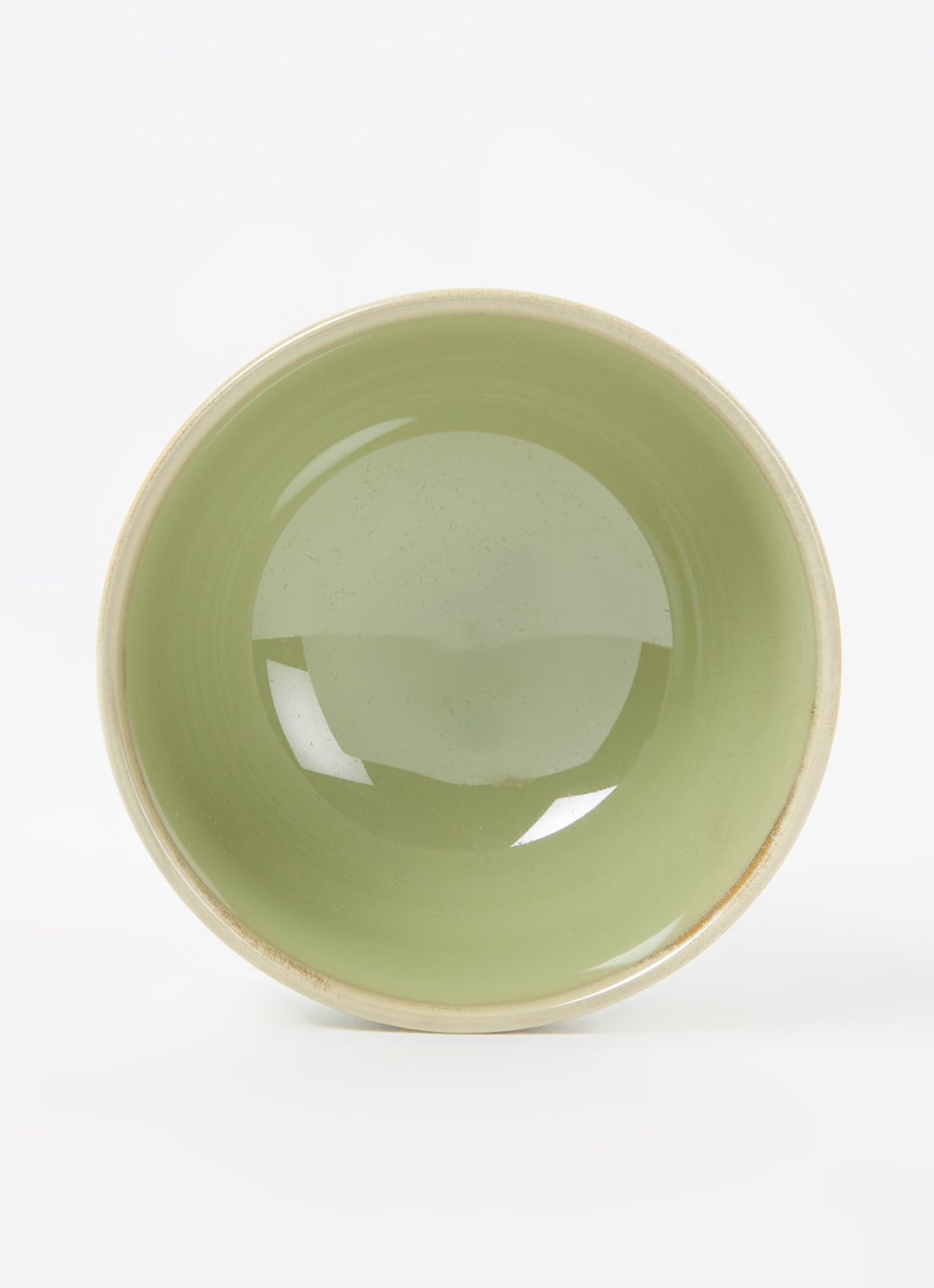 HKliving Chef ceramics kom 10,7 cm - detail mosgroen