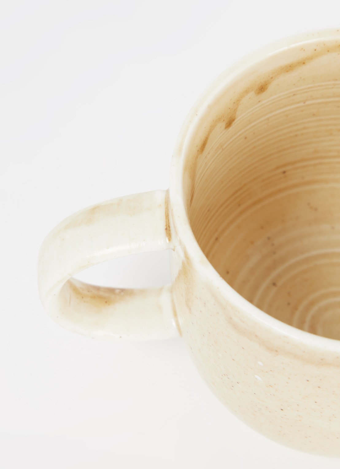 HKliving Chef Ceramics kopje 32 cl - detail 3 vanillegeel