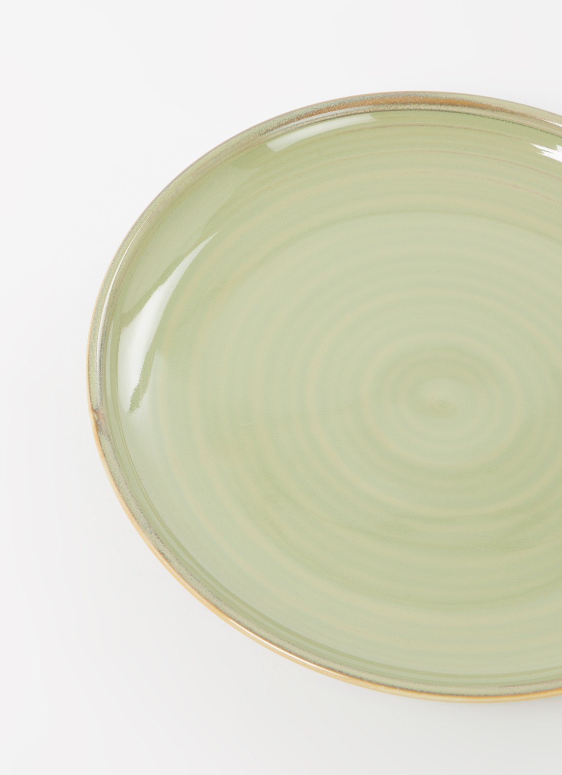 HKliving Chef ceramics ontbijtbord 20 cm - detail 3 mosgroen