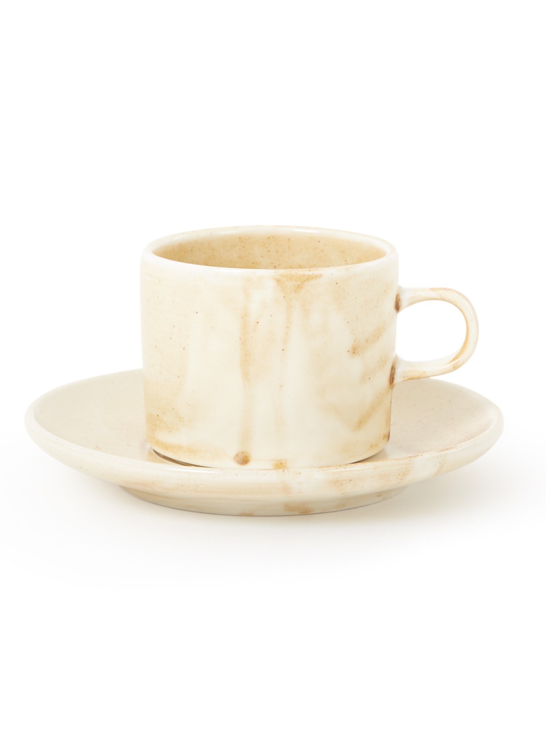 HKliving Chef kop en schotel 22 cl - voorkant 3 creme