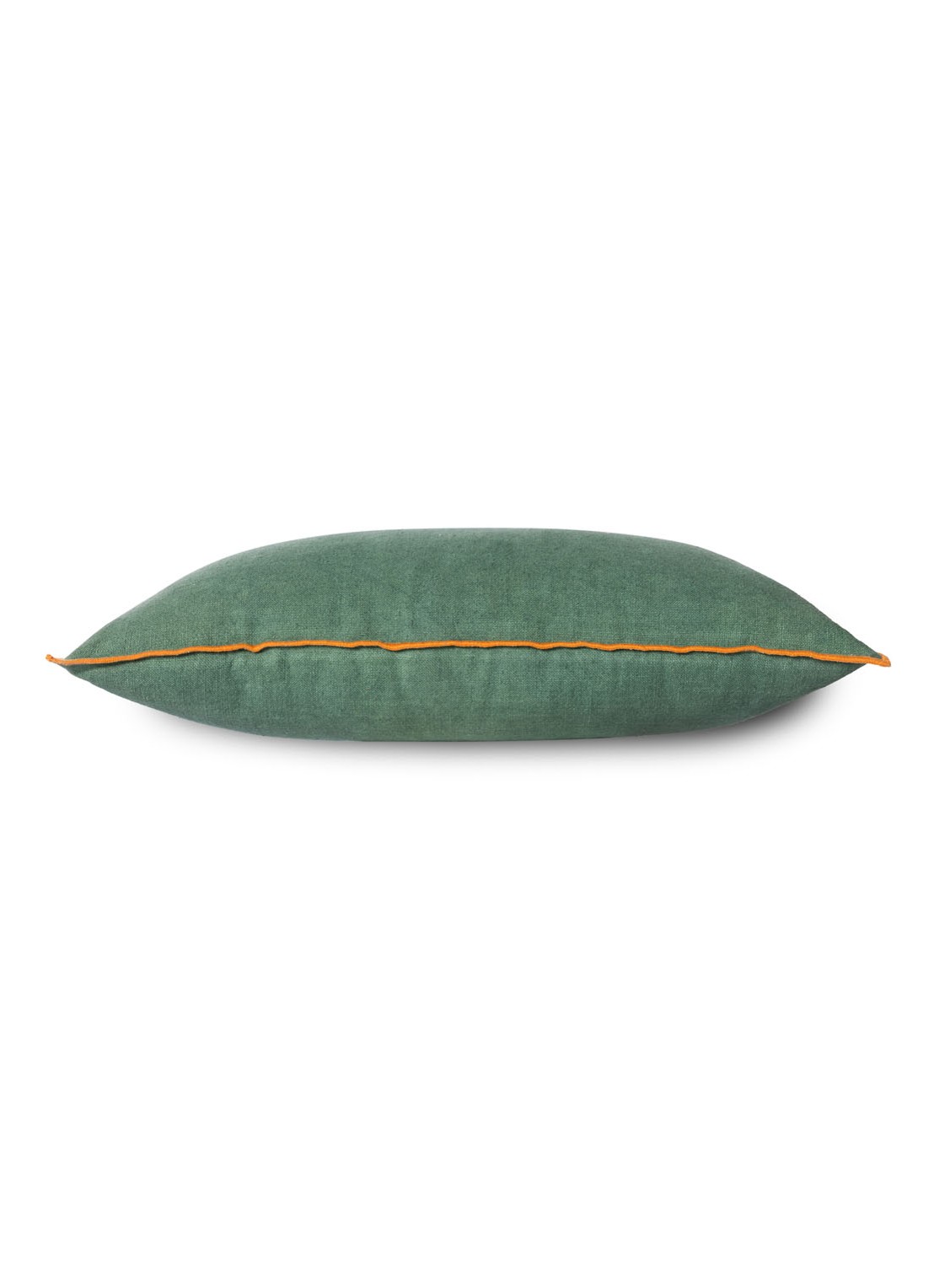 HKliving Country House sierkussen 60 x 35 cm - detail 5 donkergroen