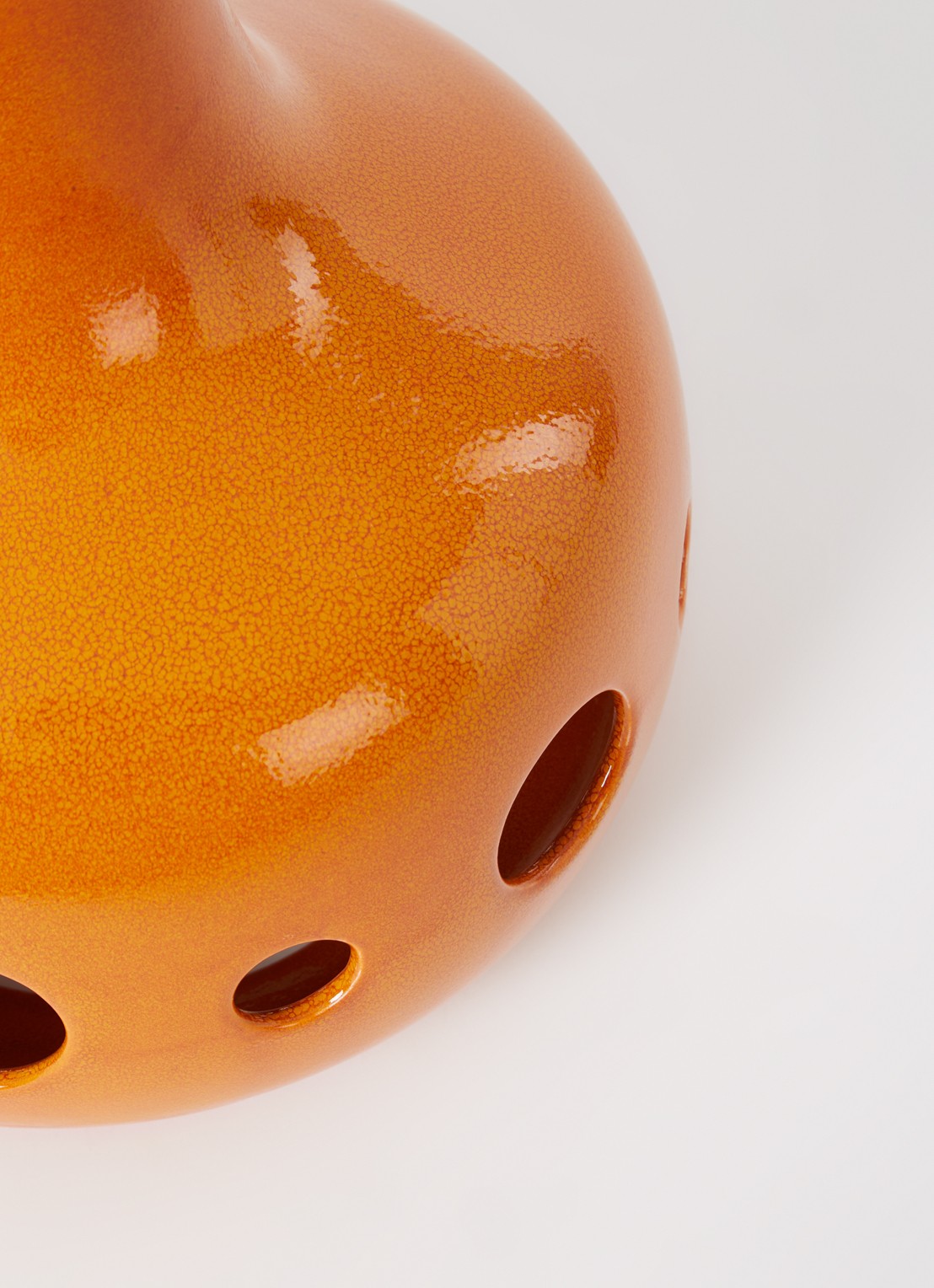 HKliving Dangle hanglamp 31,5 x ø24 cm - voorkant 2 oranje