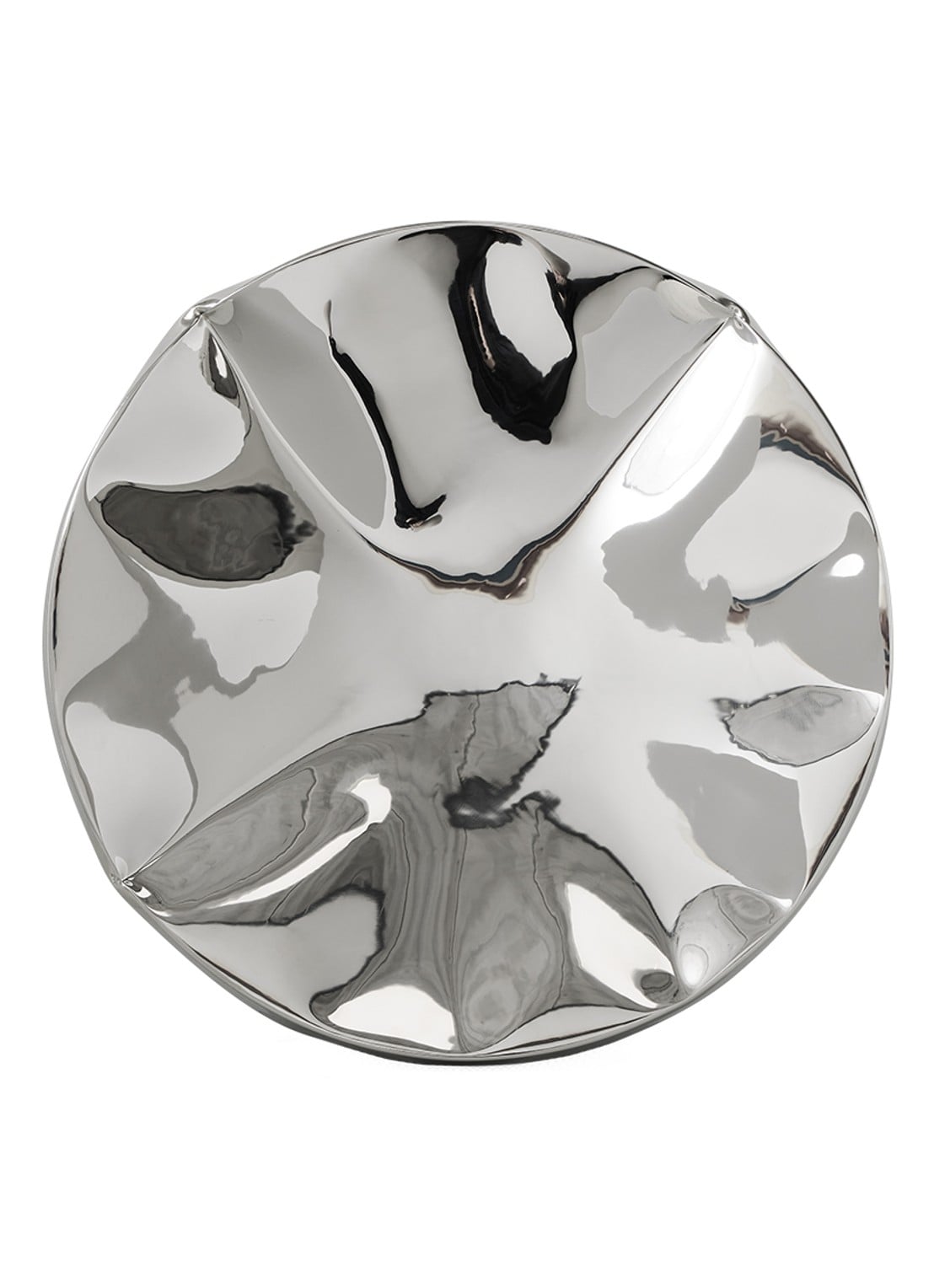 HKliving Dent wandelement 68 cm - voorkant 2 zilver