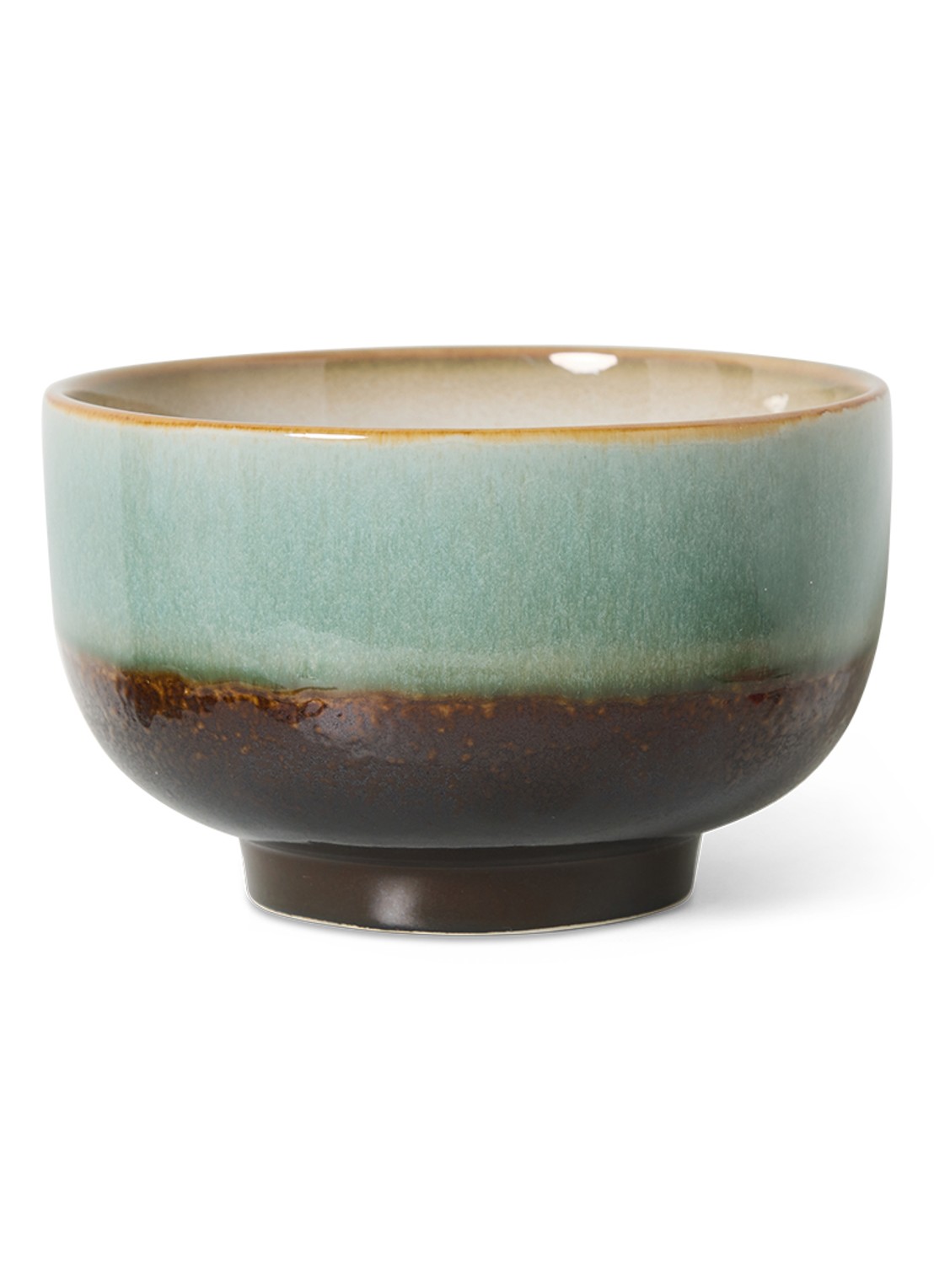 HKliving Depths noodle kom 13,5 cm - voorkant 3 lichtblauw