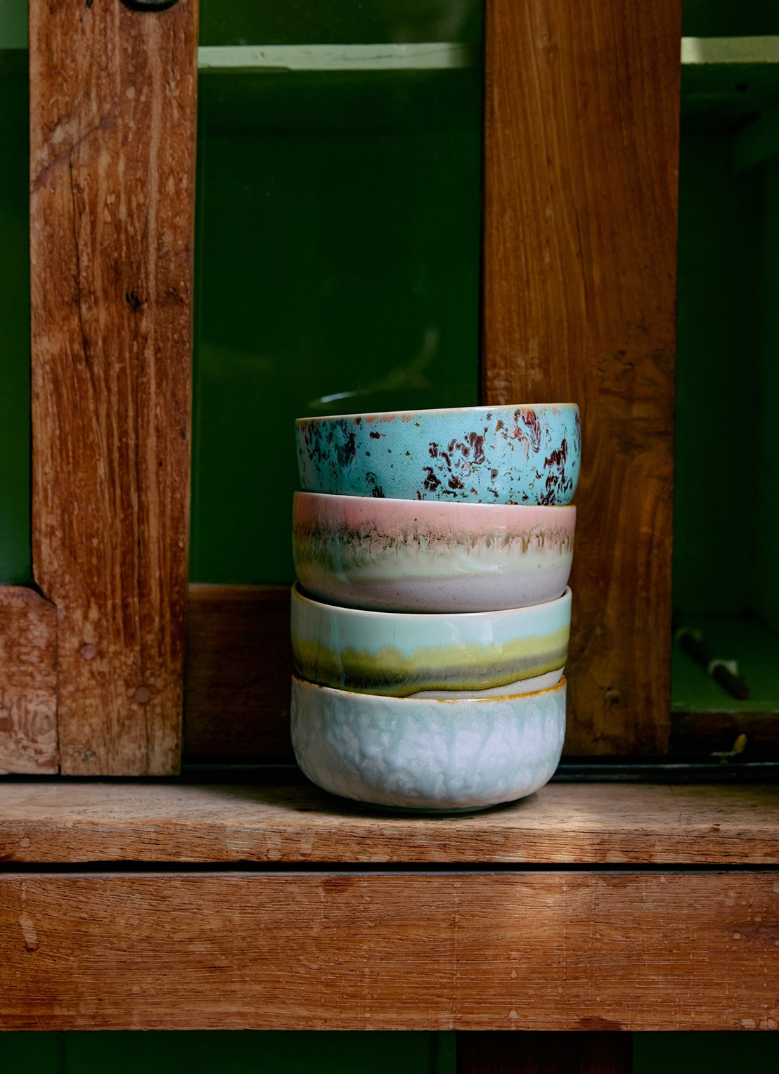 HKliving Dessert kom 12,5 cm - detail 5 turquoise
