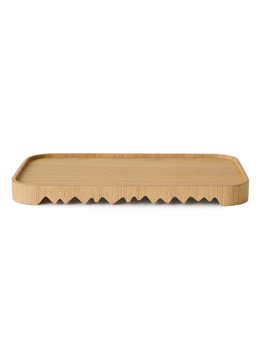 HKliving Dienblad 35,5 x 21 cm - voorkant beige