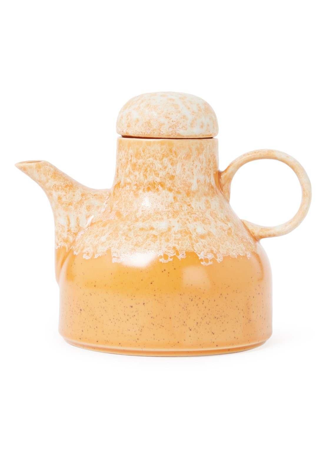 HKliving Dunes koffiepot 99 cl - voorkant oranje
