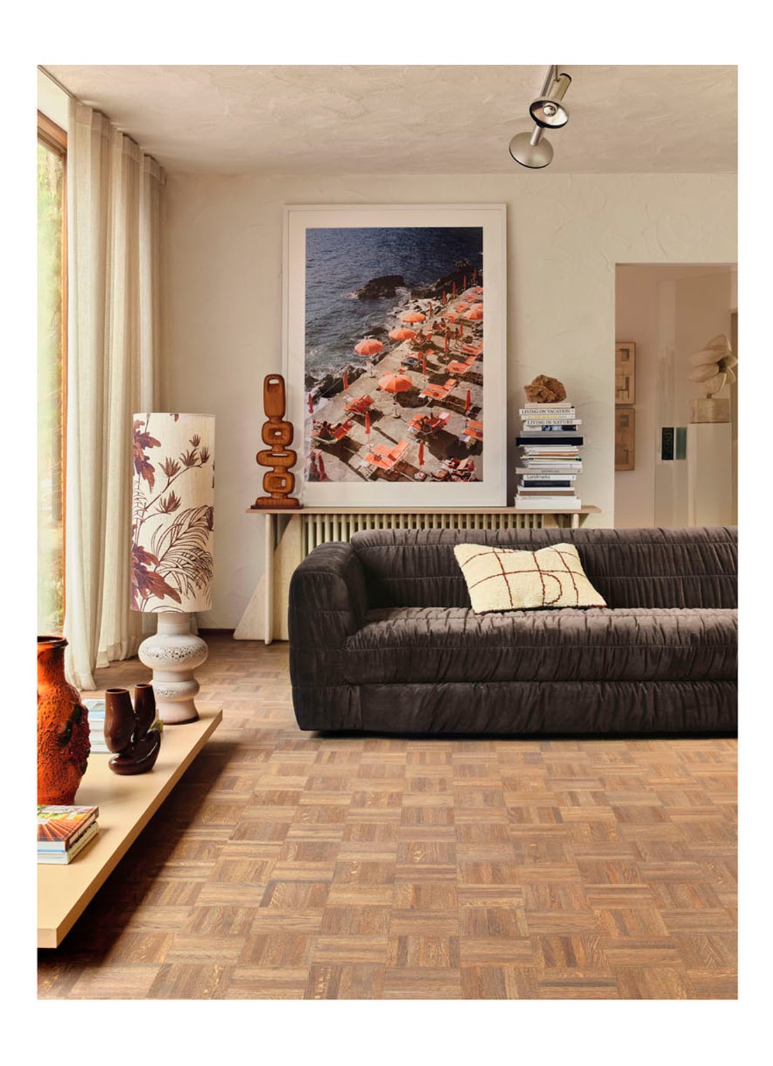 HKliving Easy sierkussen 60 x 40 cm - voorkant 2 bordeauxrood
