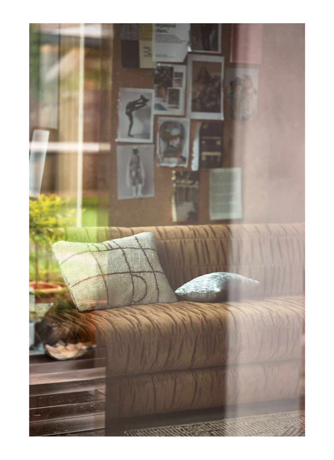HKliving Easy sierkussen 60 x 40 cm - voorkant 3 bordeauxrood