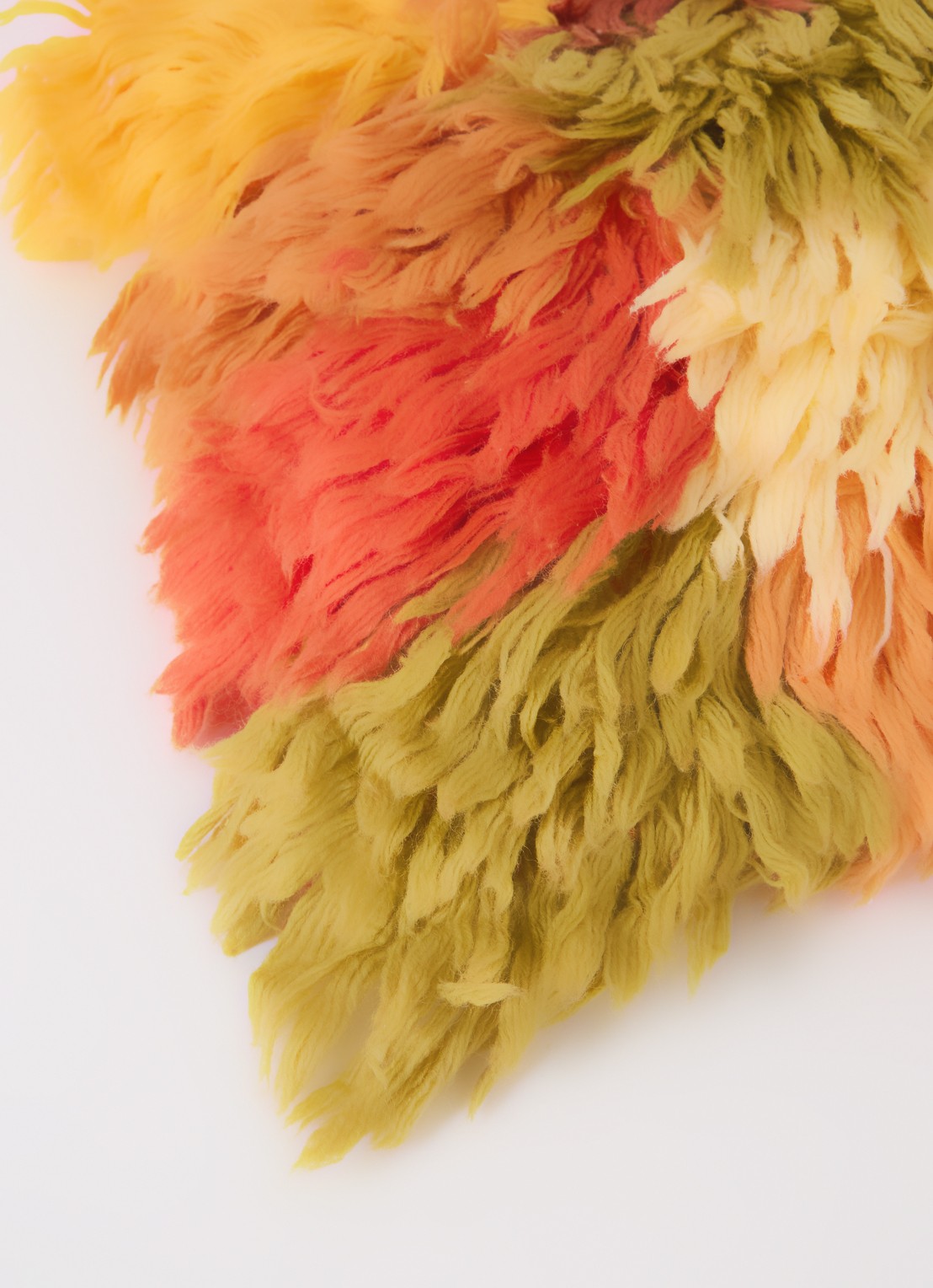 HKliving Fluffie Rag sierkussen 60 x 40 cm - detail 4 multicolor