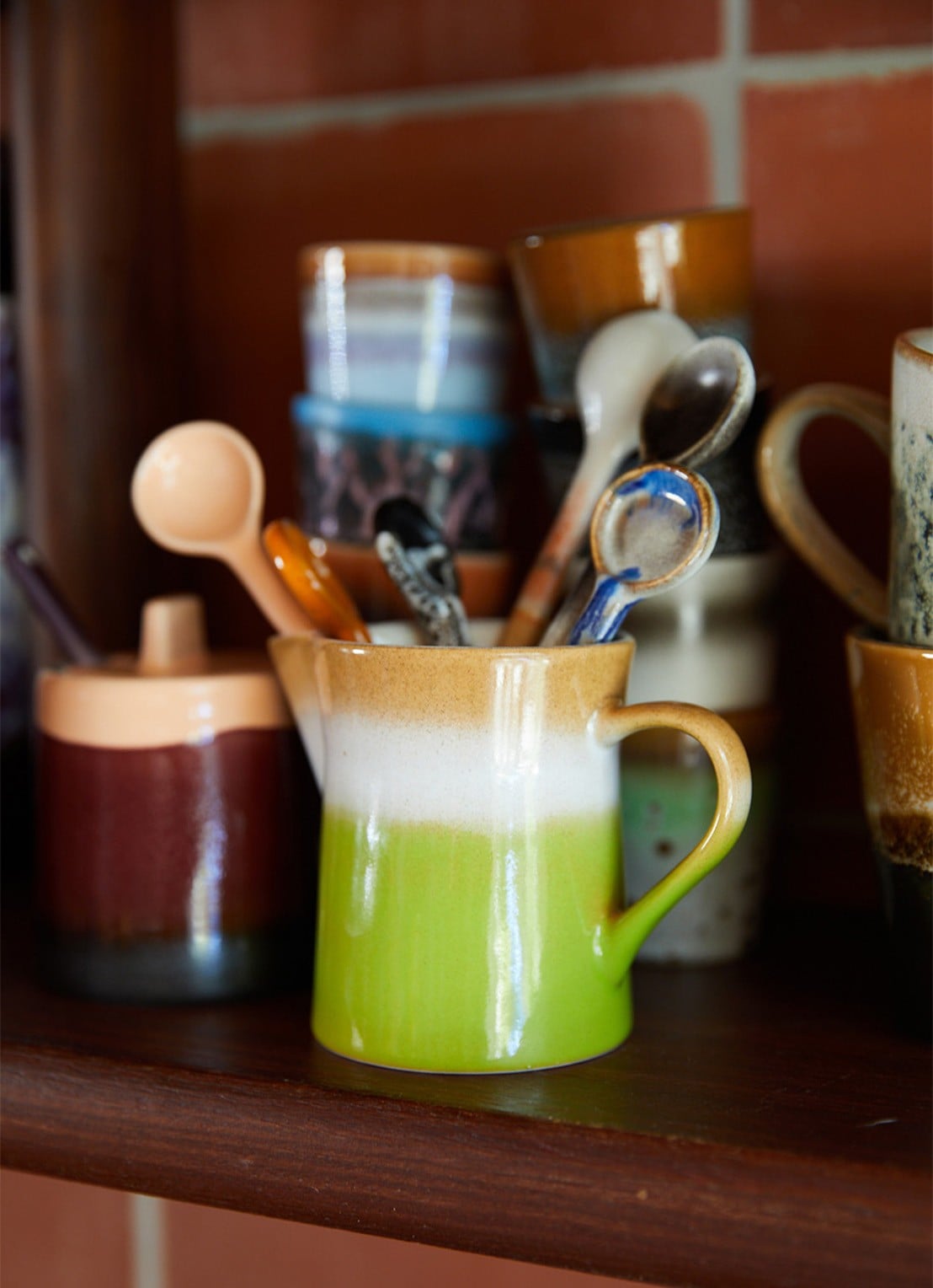 HKliving Force koffielepel set van 4 - detail 3 multicolor