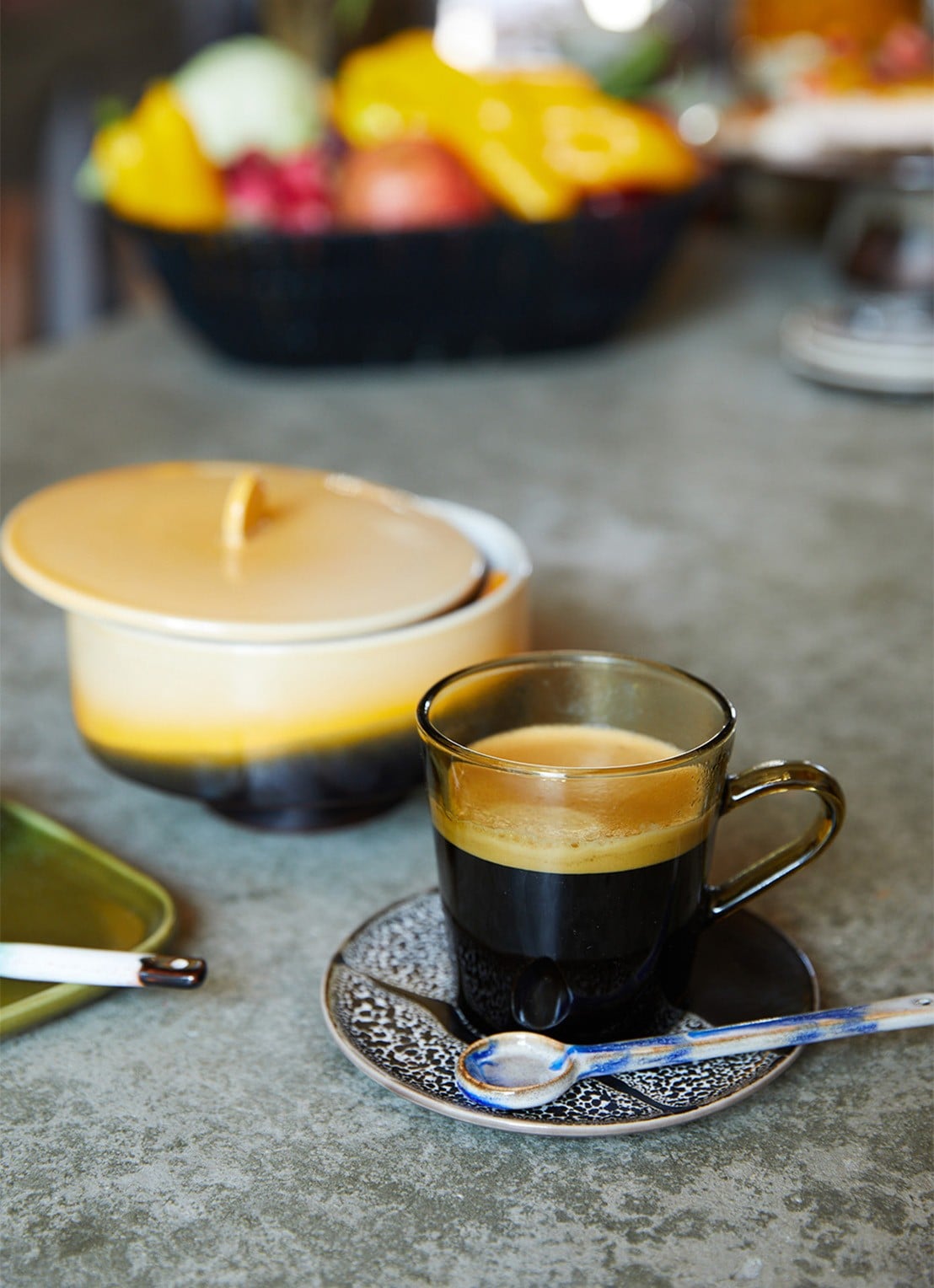 HKliving Force koffielepel set van 4 - detail 4 multicolor