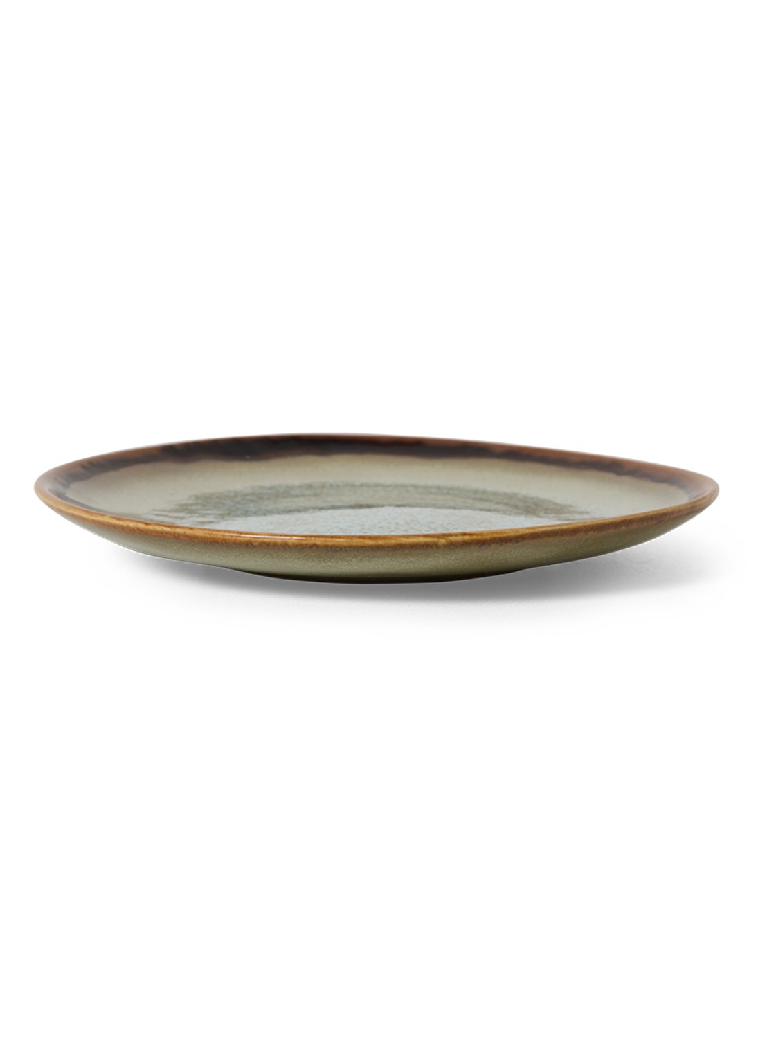 HKliving Gebaksbordje 17,5 cm set van 2 - voorkant 4 blauw