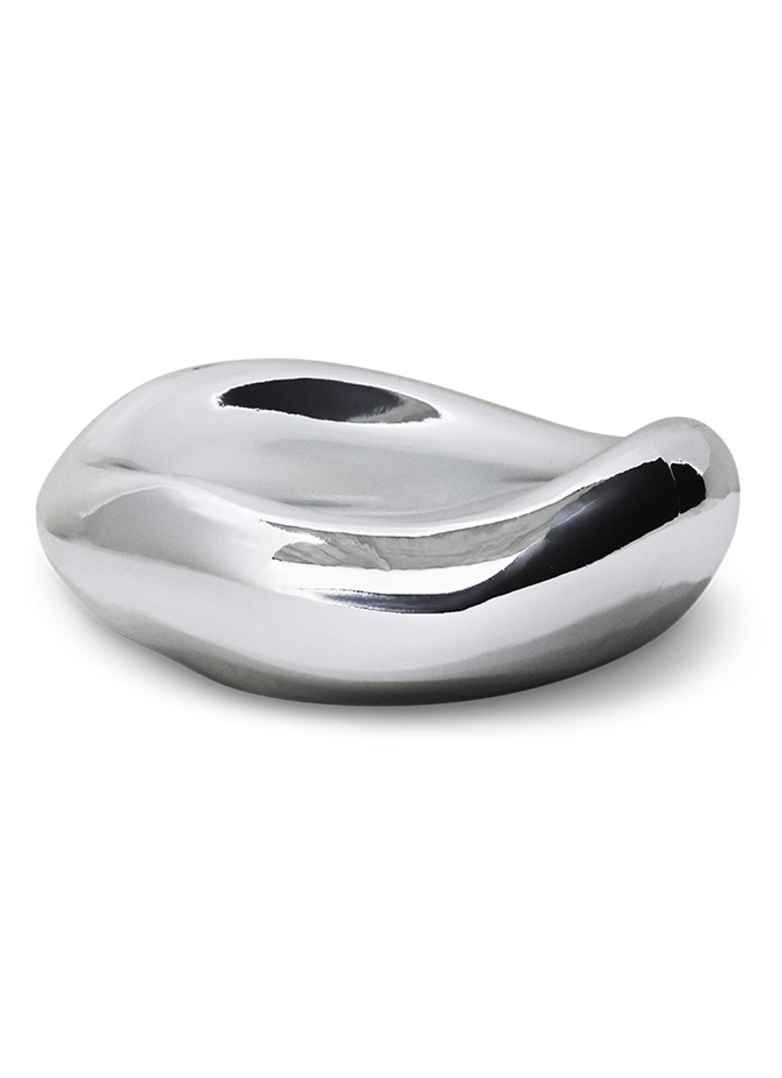 HKliving Gleam schaal 26 cm - voorkant metallic
