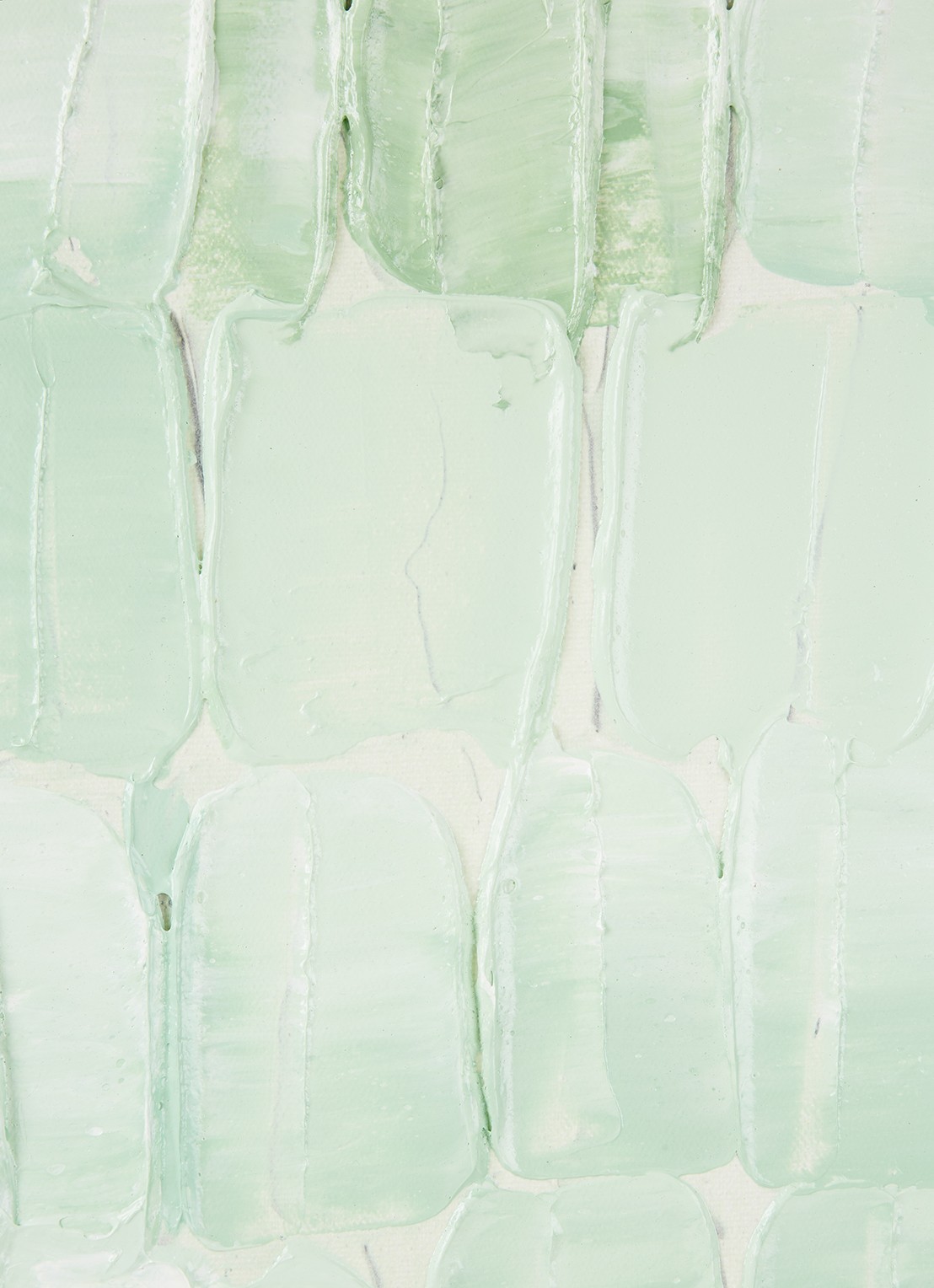 HKliving Green Palette Abstract wanddecoratie - detail lindegroen