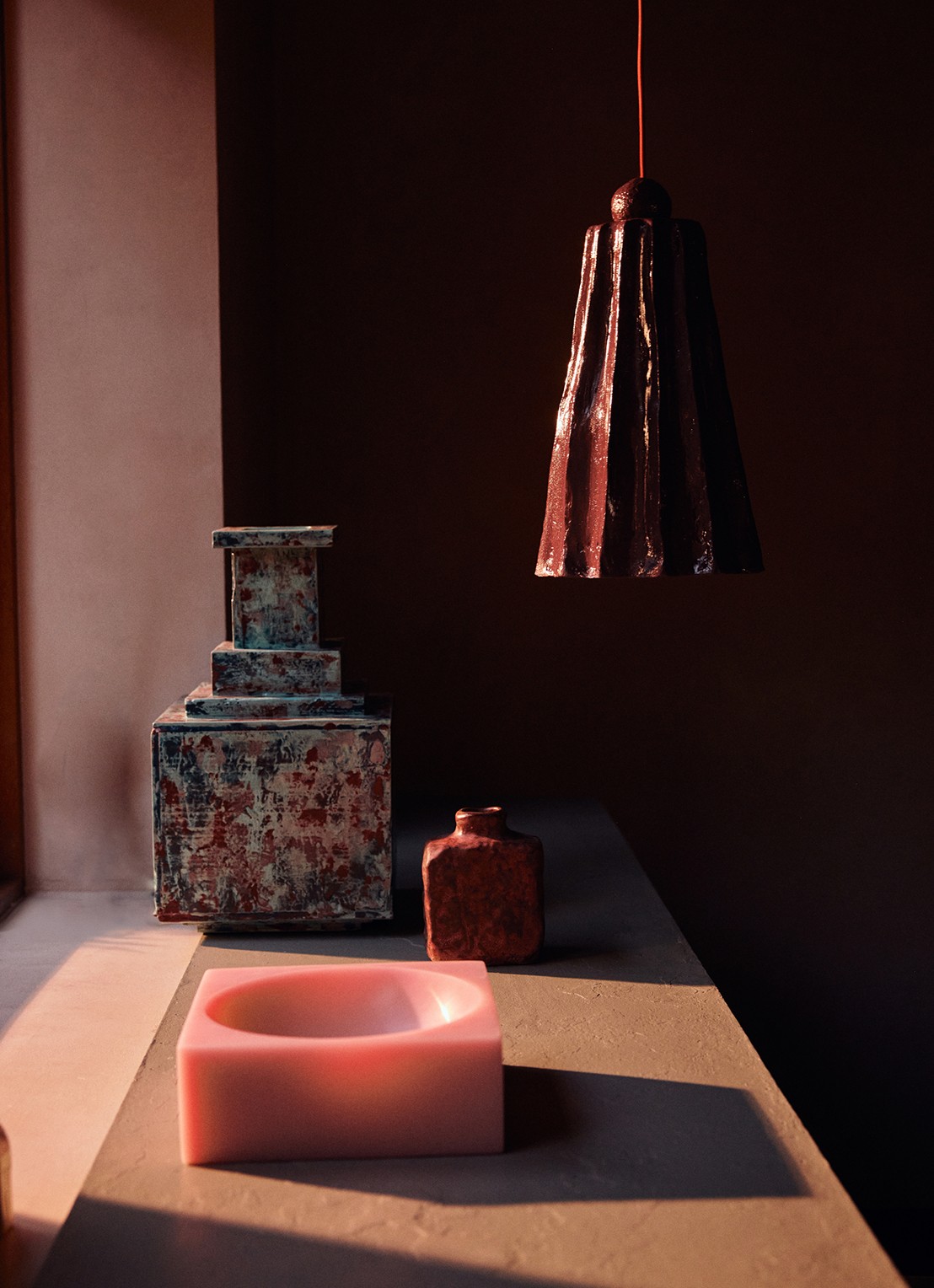 HKliving Hanglamp 37 cm - detail 3 bruin