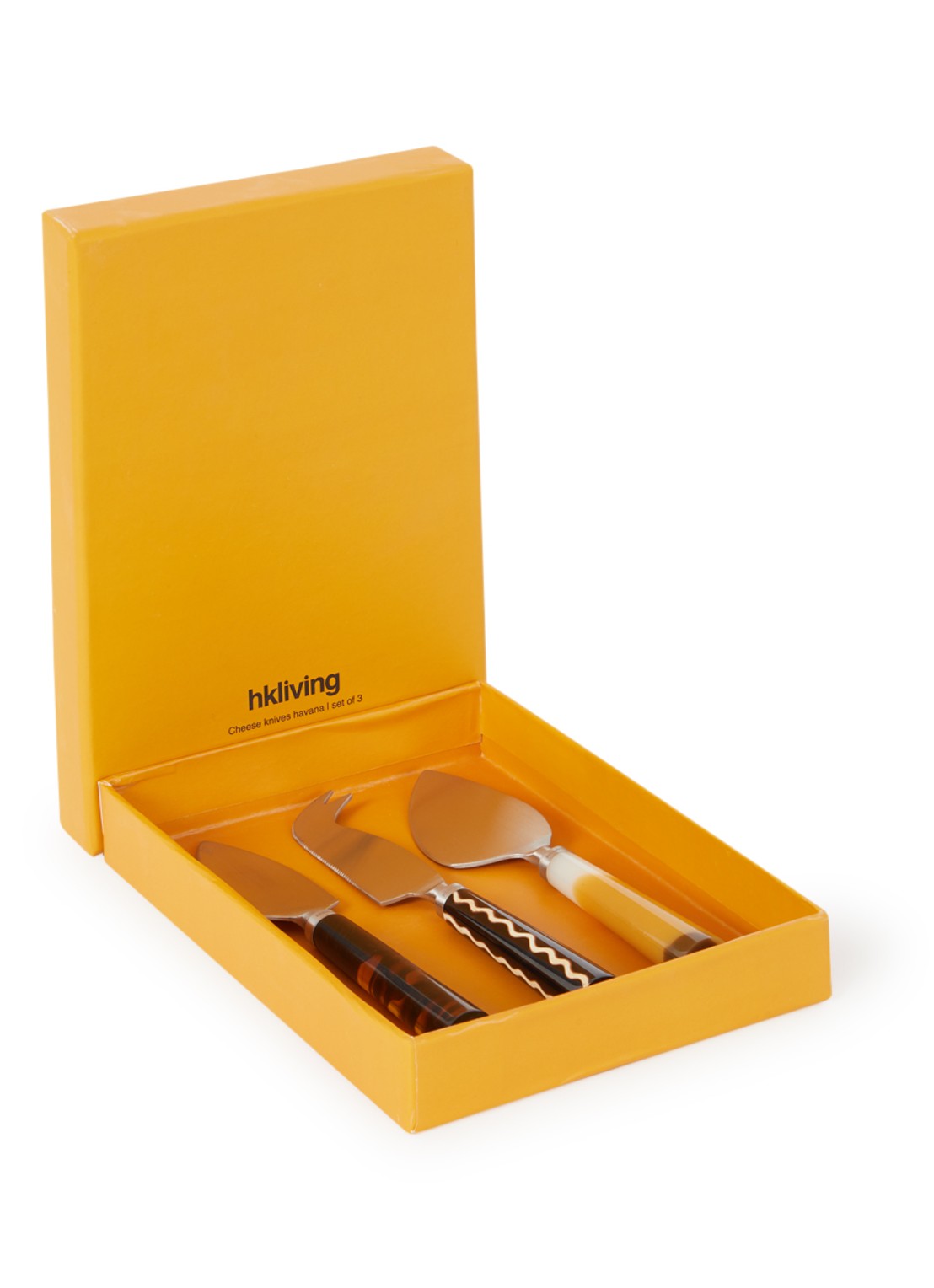 HKliving Havana kaasmes set van 3 in giftbox - detail multicolor