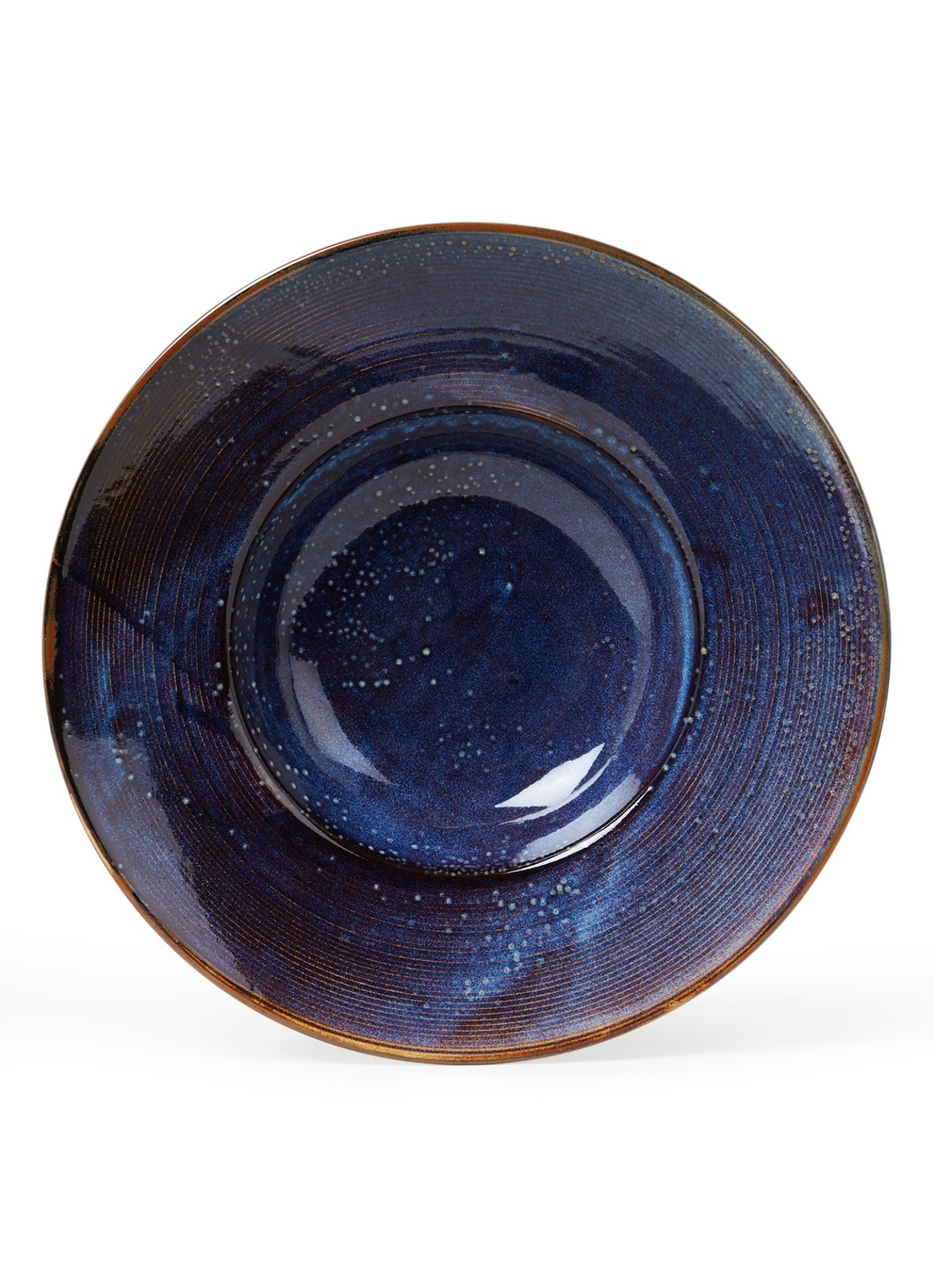 HKliving Home Chef pastabord 28 cm - voorkant donkerblauw