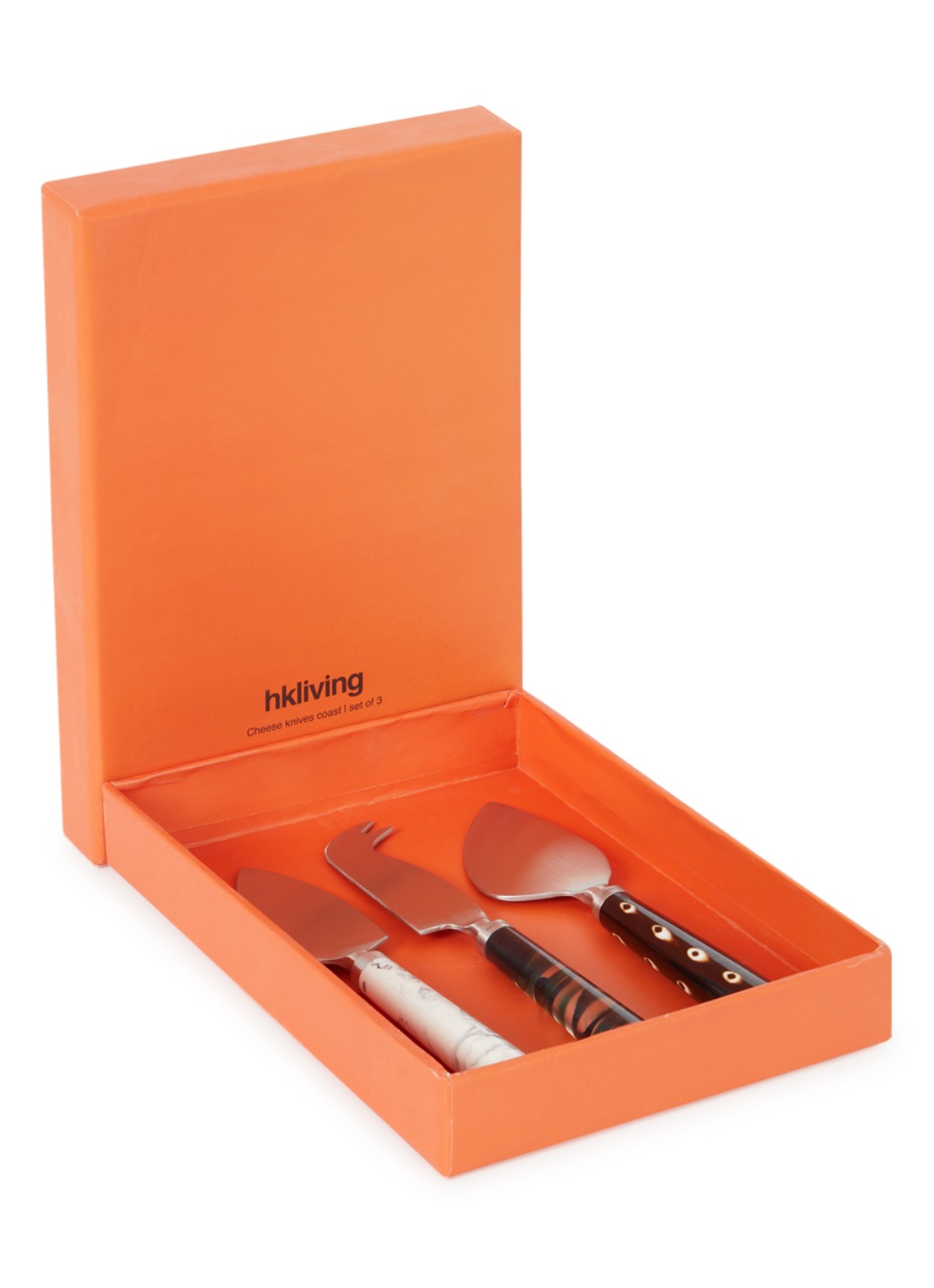 HKliving Kaasmes set van 3 in giftbox - detail multicolor