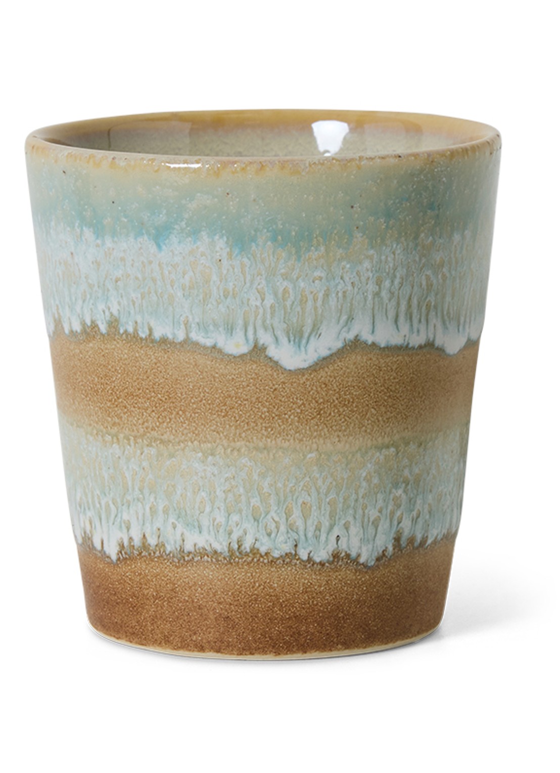 HKliving Koffiekopje 25 cl - voorkant 4 blauw