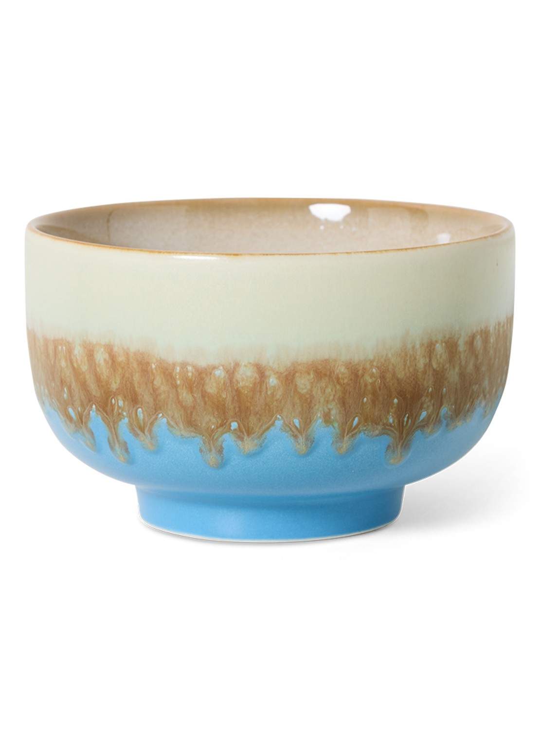 HKliving Kom 13,5 cm - voorkant blauw