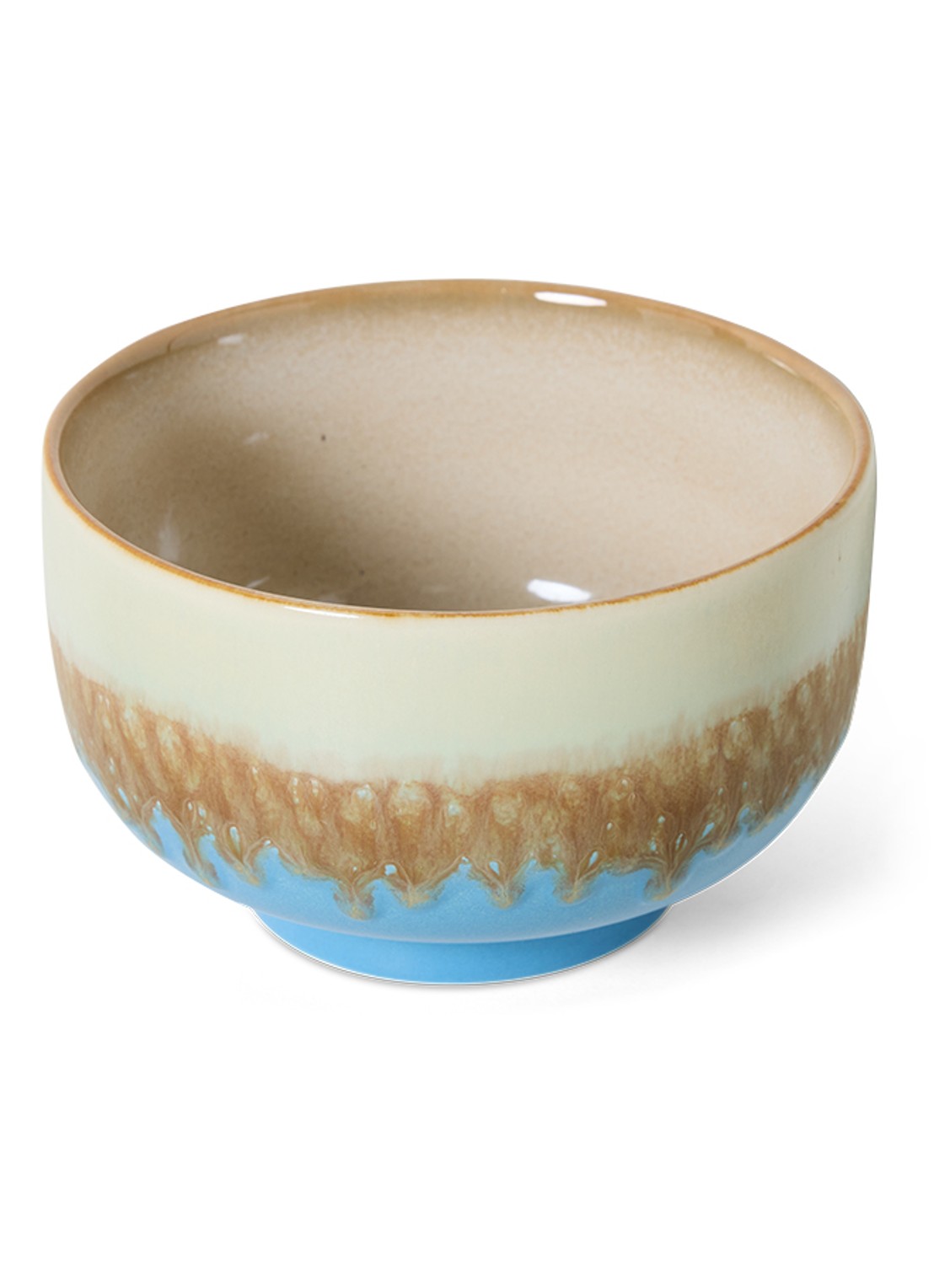 HKliving Kom 13,5 cm - voorkant 2 blauw