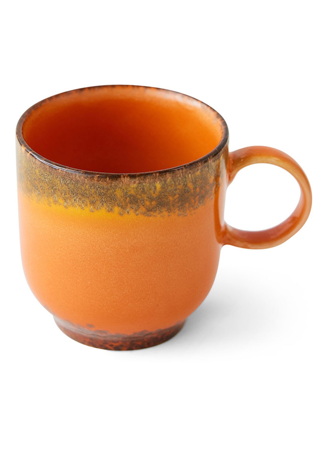 HKliving Liberica koffiekopje 23 cl - voorkant 5 oranje