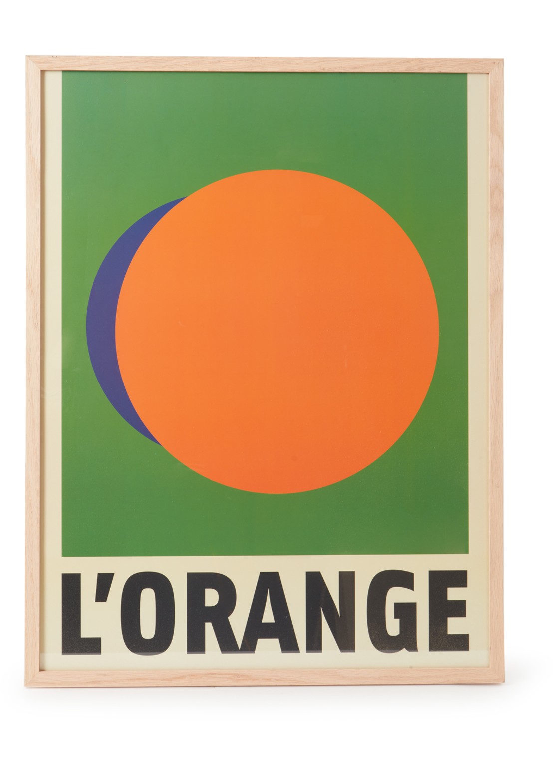 HKliving LÓrange Metro wanddecoratie - voorkant oranje