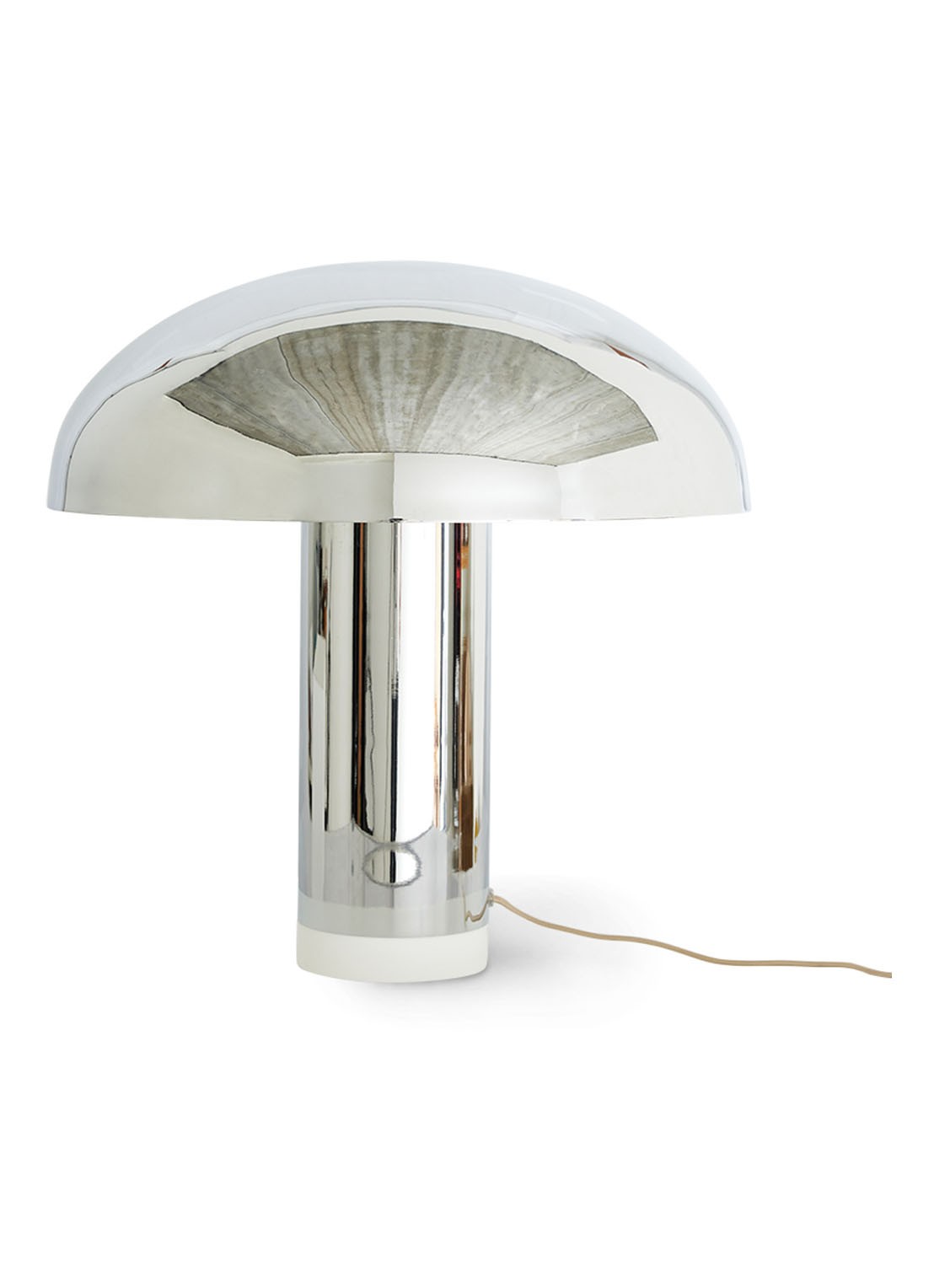 HKliving Lounge tafellamp  Ø47 cm - voorkant 3 zilver