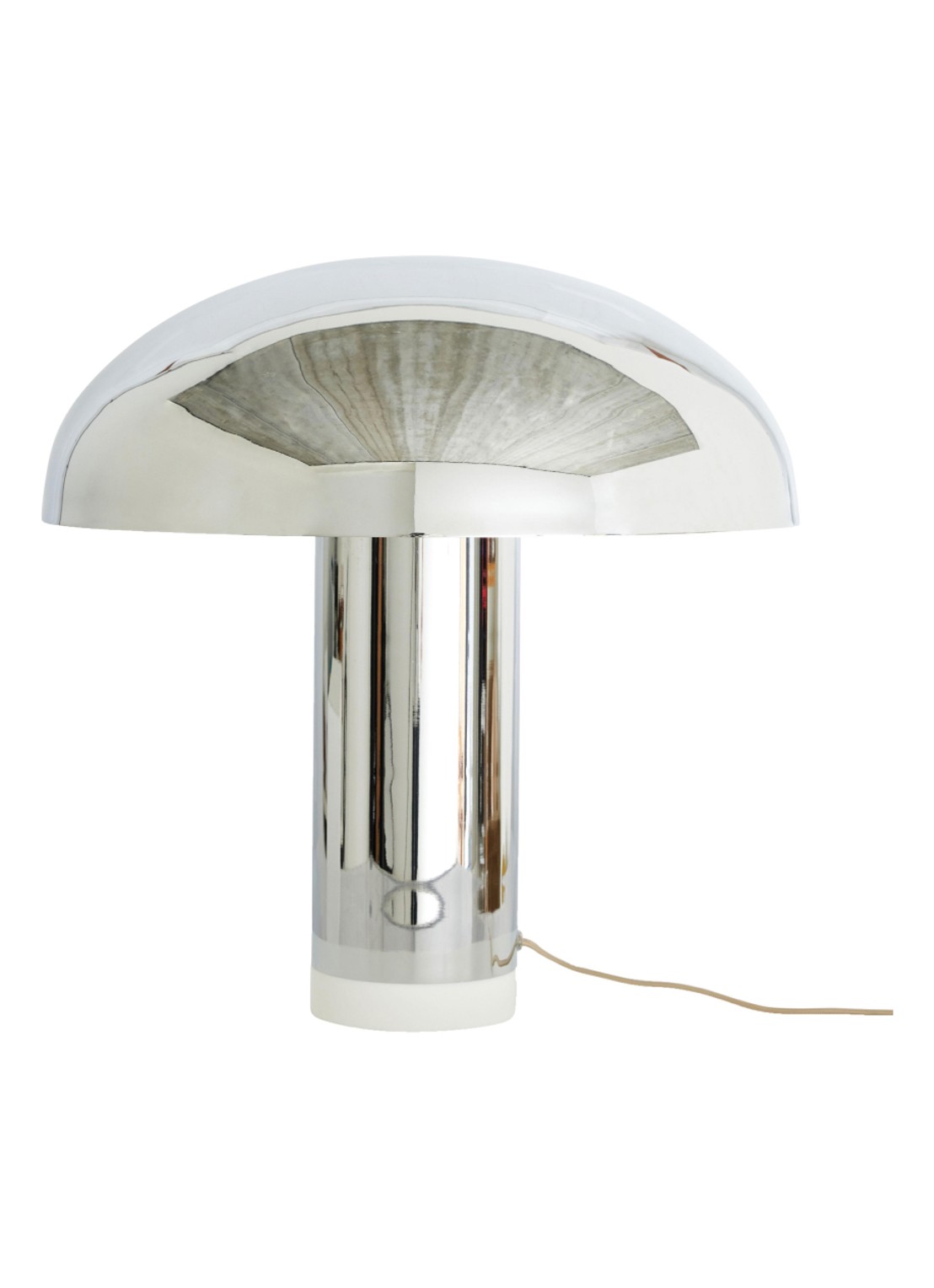 HKliving Lounge tafellamp 49 cm - voorkant zilver