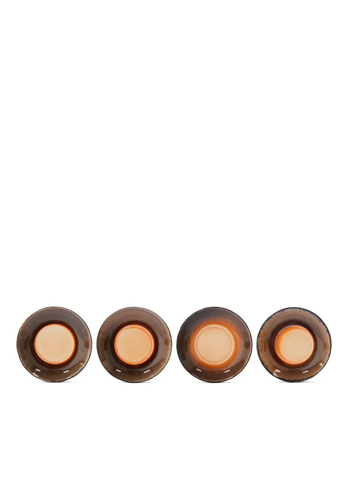 HKliving Medium Roast schotel 11,5 cm - detail bruin