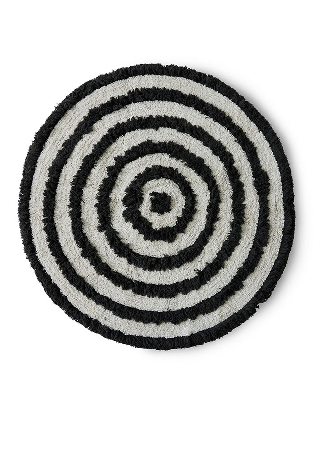 HKliving Mono badmat ø120 cm - voorkant 4 multicolor