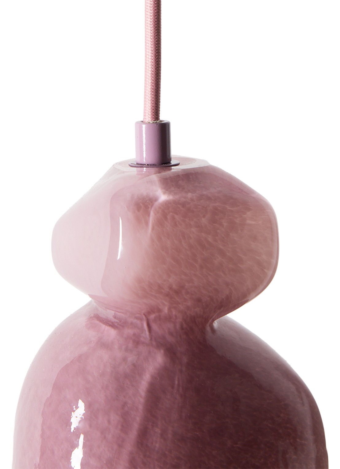 HKliving Nienke Sikkema hanglamp 28 cm - achterkant roze