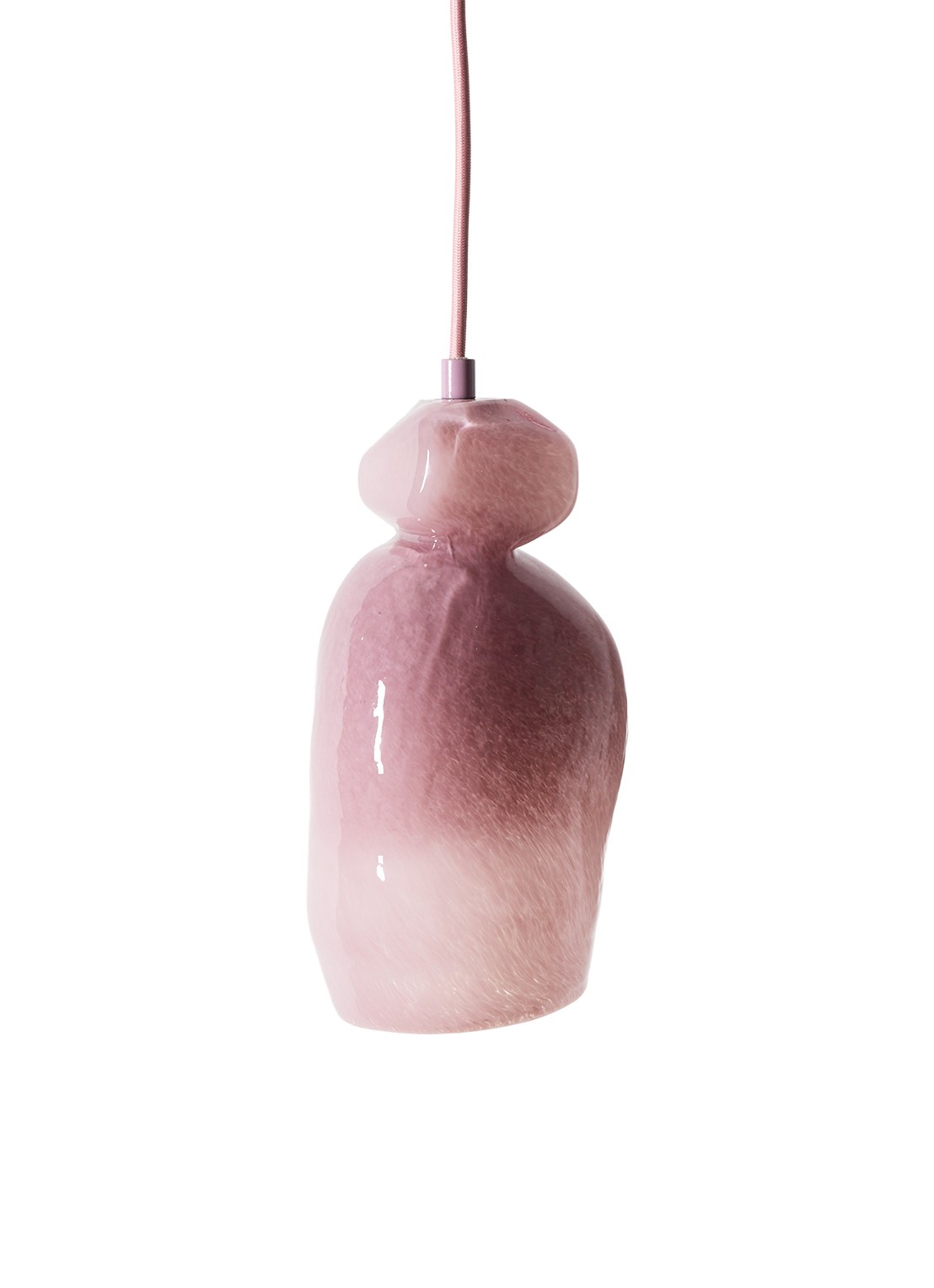 HKliving Nienke Sikkema hanglamp 28 cm - voorkant 2 roze