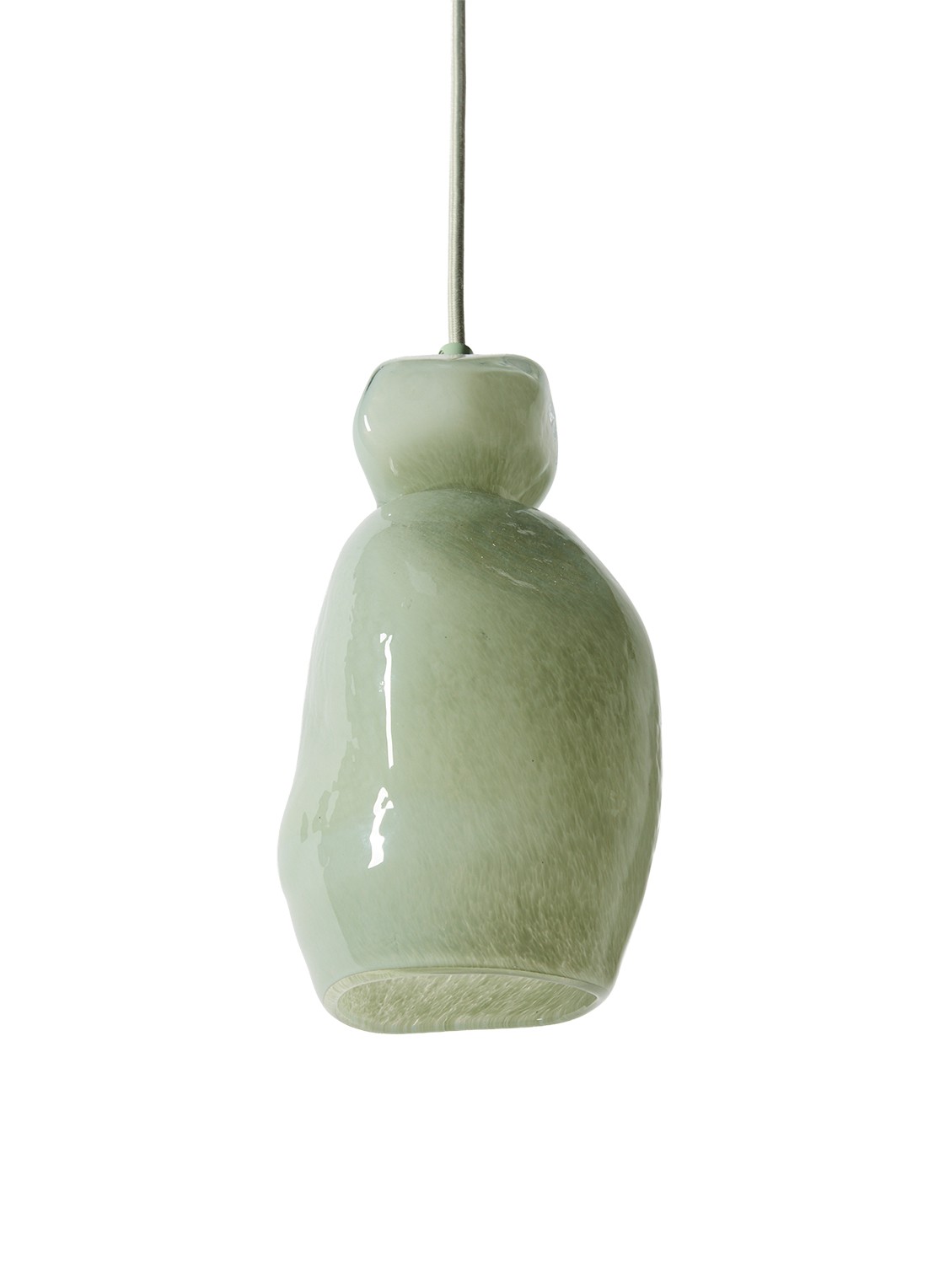 HKliving Nienke Sikkema hanglamp 28 cm - voorkant 3 groen