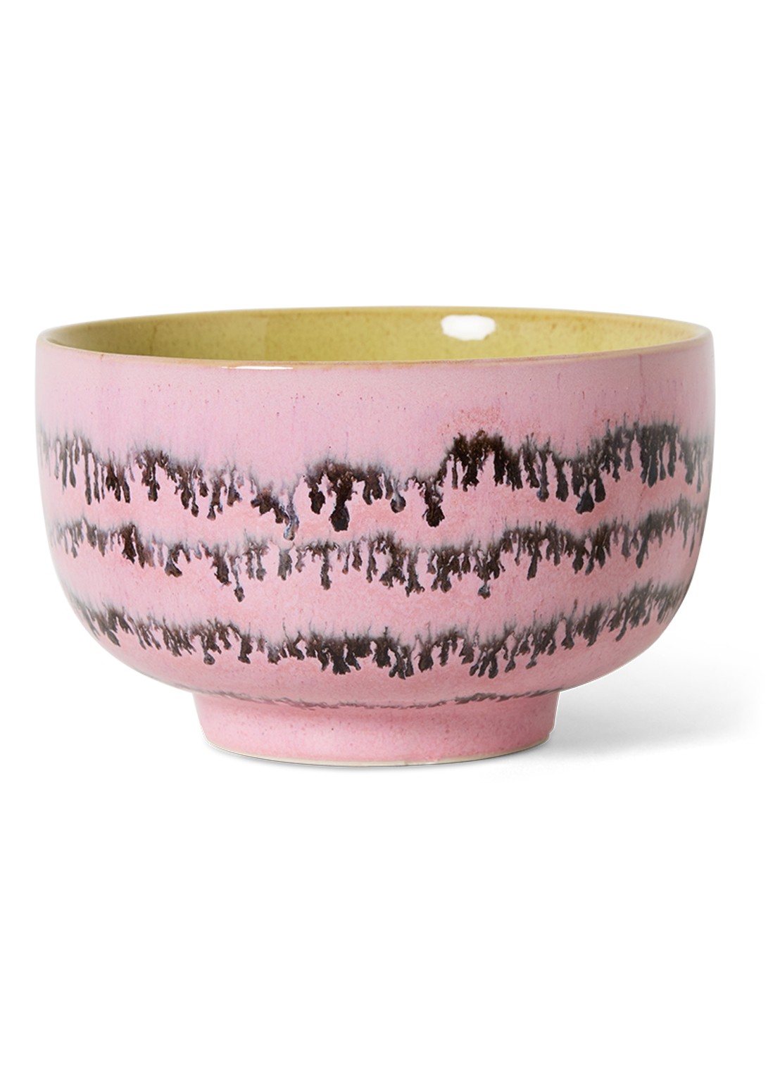 HKliving Noodle kom 13,5 cm - voorkant 3 roze
