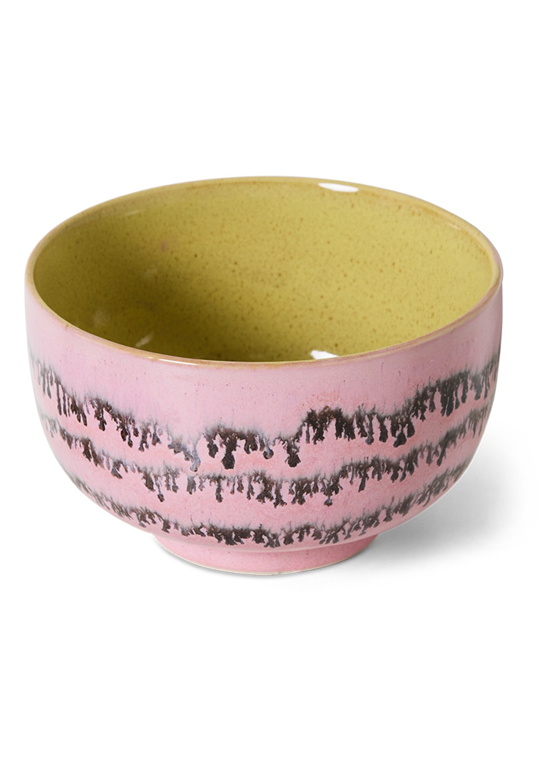 HKliving Noodle kom 13,5 cm - voorkant 4 roze