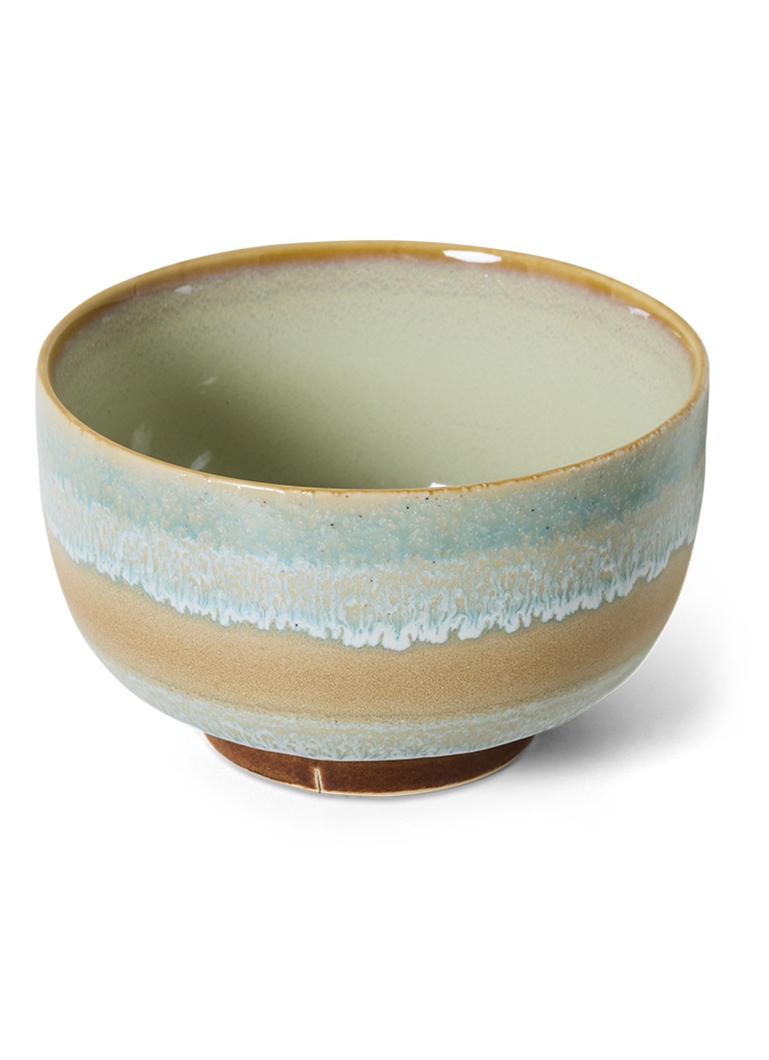HKliving Noodle kom 13,5 cm - voorkant 4 blauw