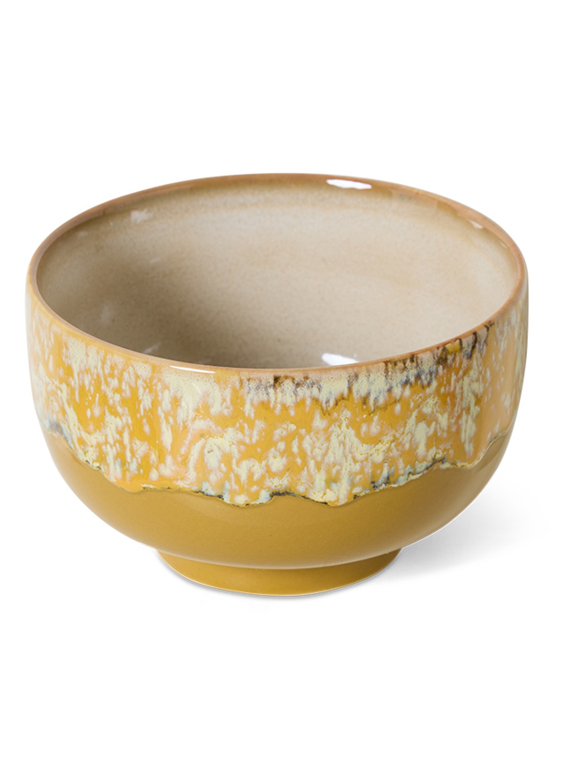 HKliving Noodle kom 13,5 cm - voorkant 2 multicolor