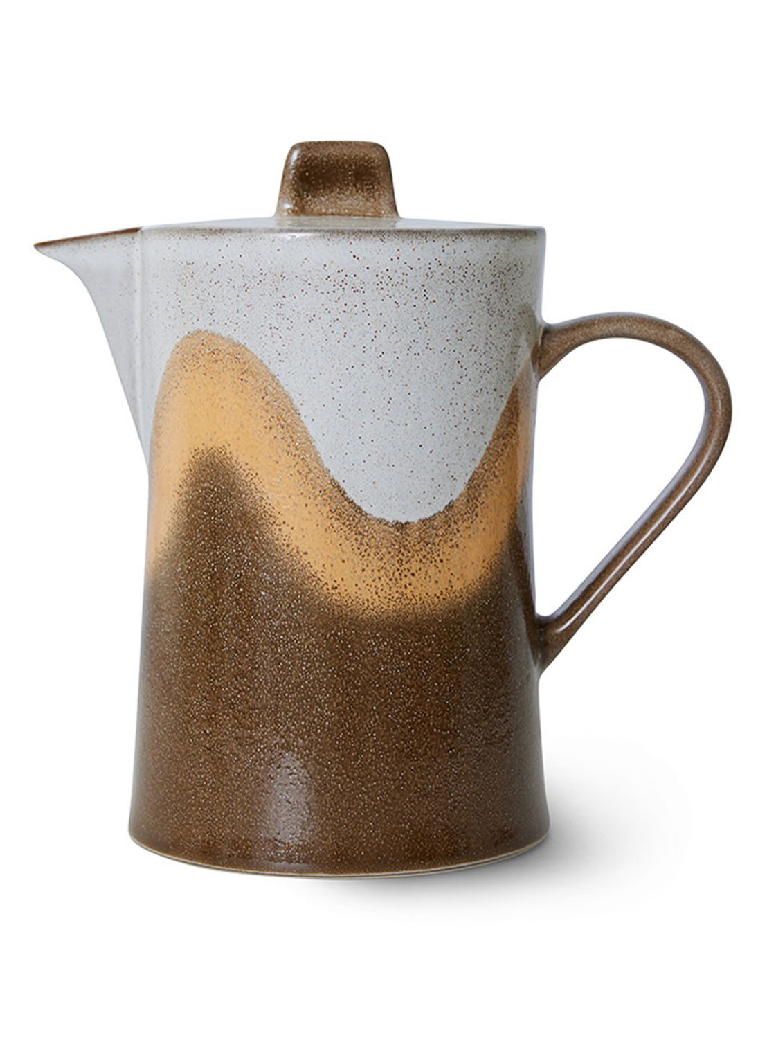 HKliving Oasis theepot 1 liter  - voorkant multicolor