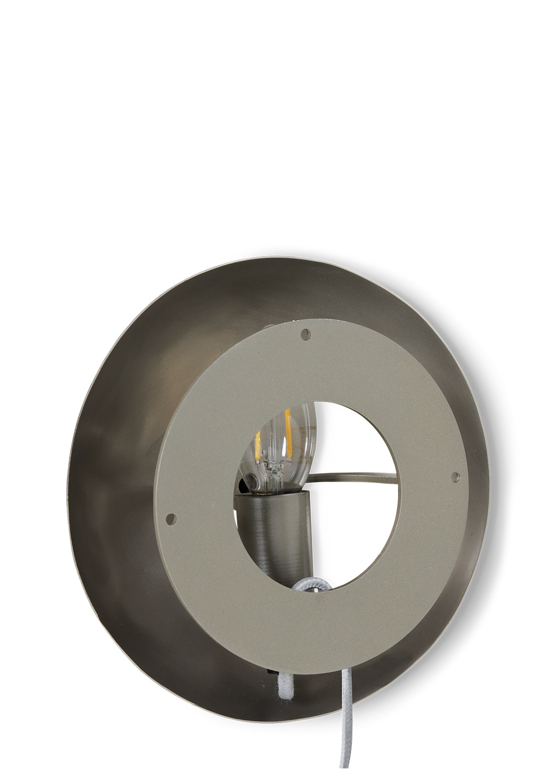 HKliving Orb wandlamp 8,5 cm - detail 4 zilver