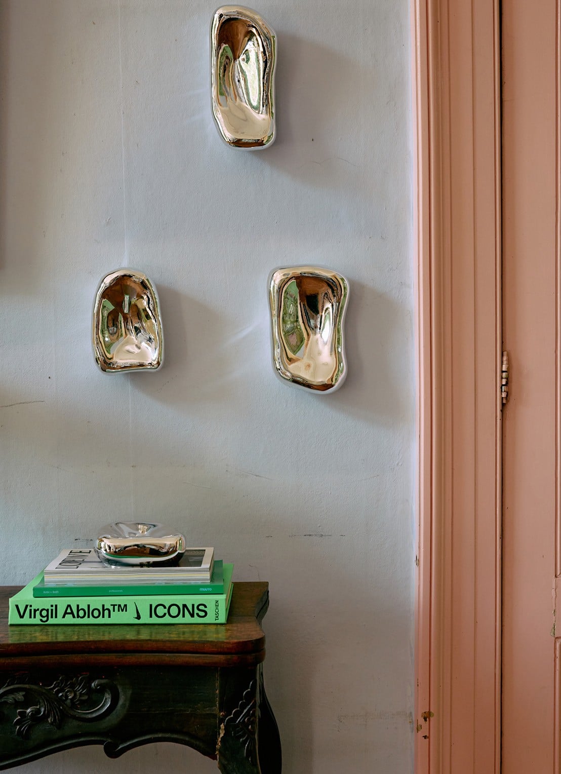 HKliving Ornament set van 4 - detail 4 zilver