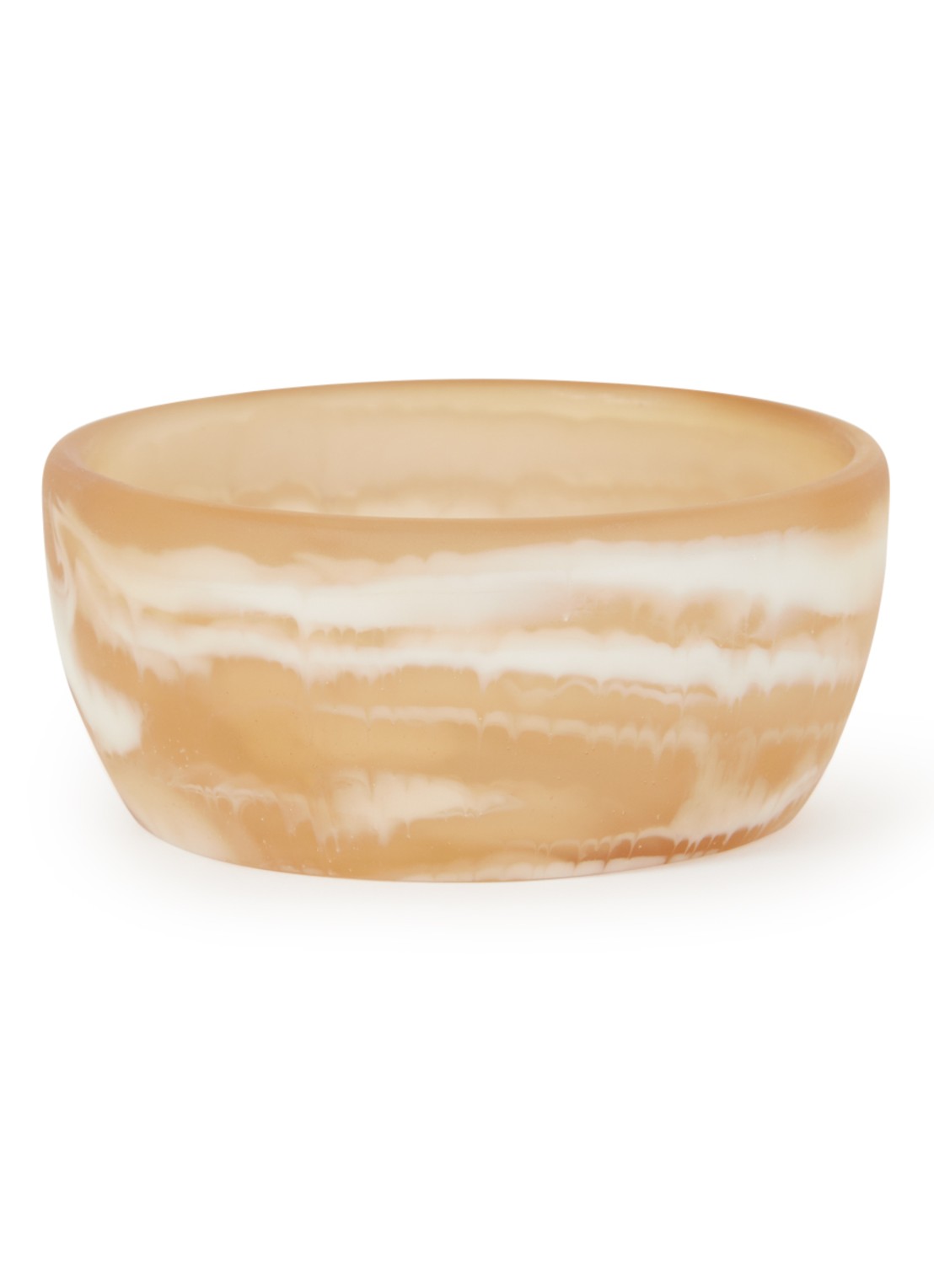 HKliving Patio dipschaal 10 cm - voorkant camel